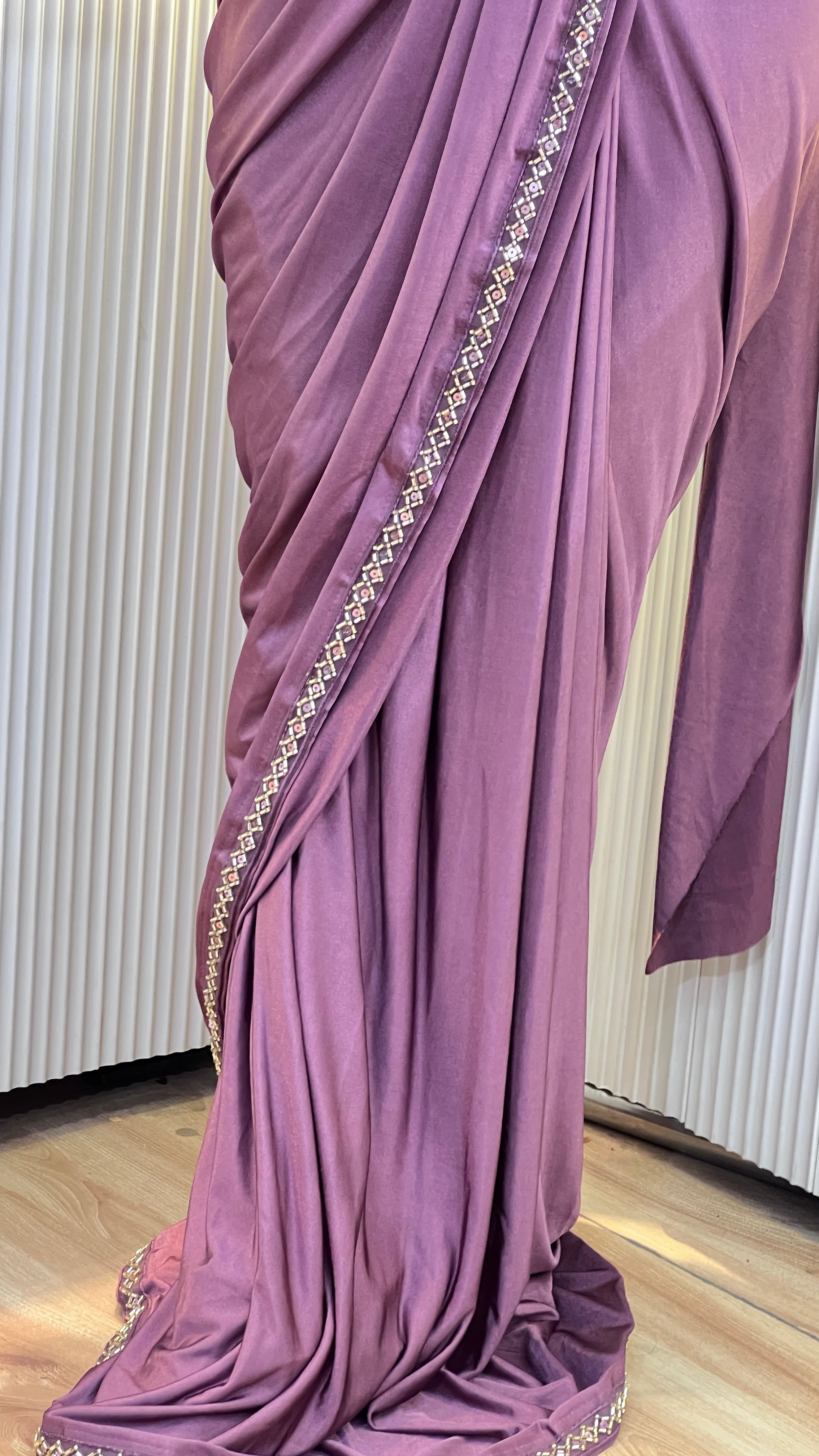 Designer draped sari ( sdw 2367 )