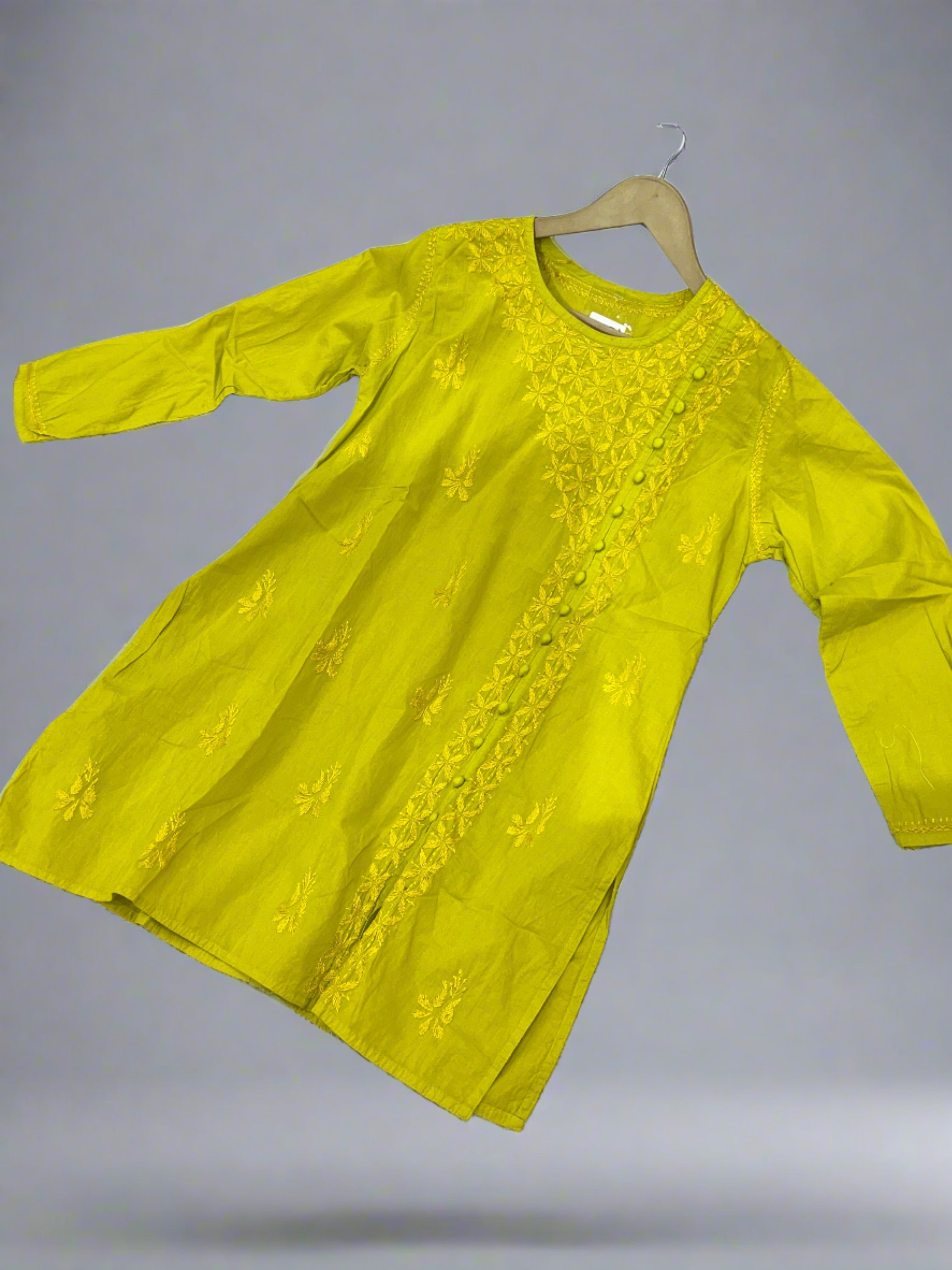 Chikankari short kurta