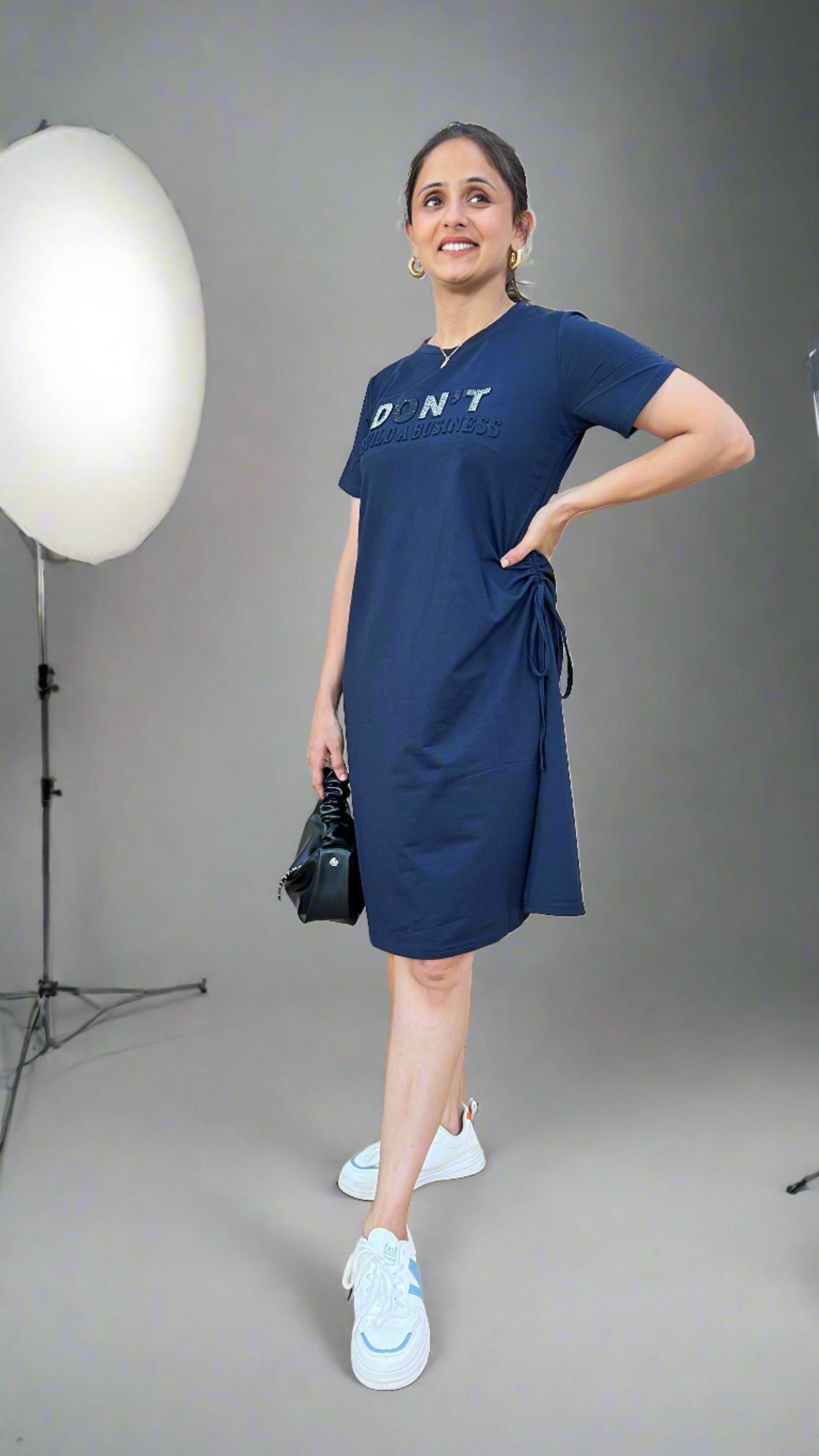 long t shirt dress Long T-shirt dress – gagandeep collection