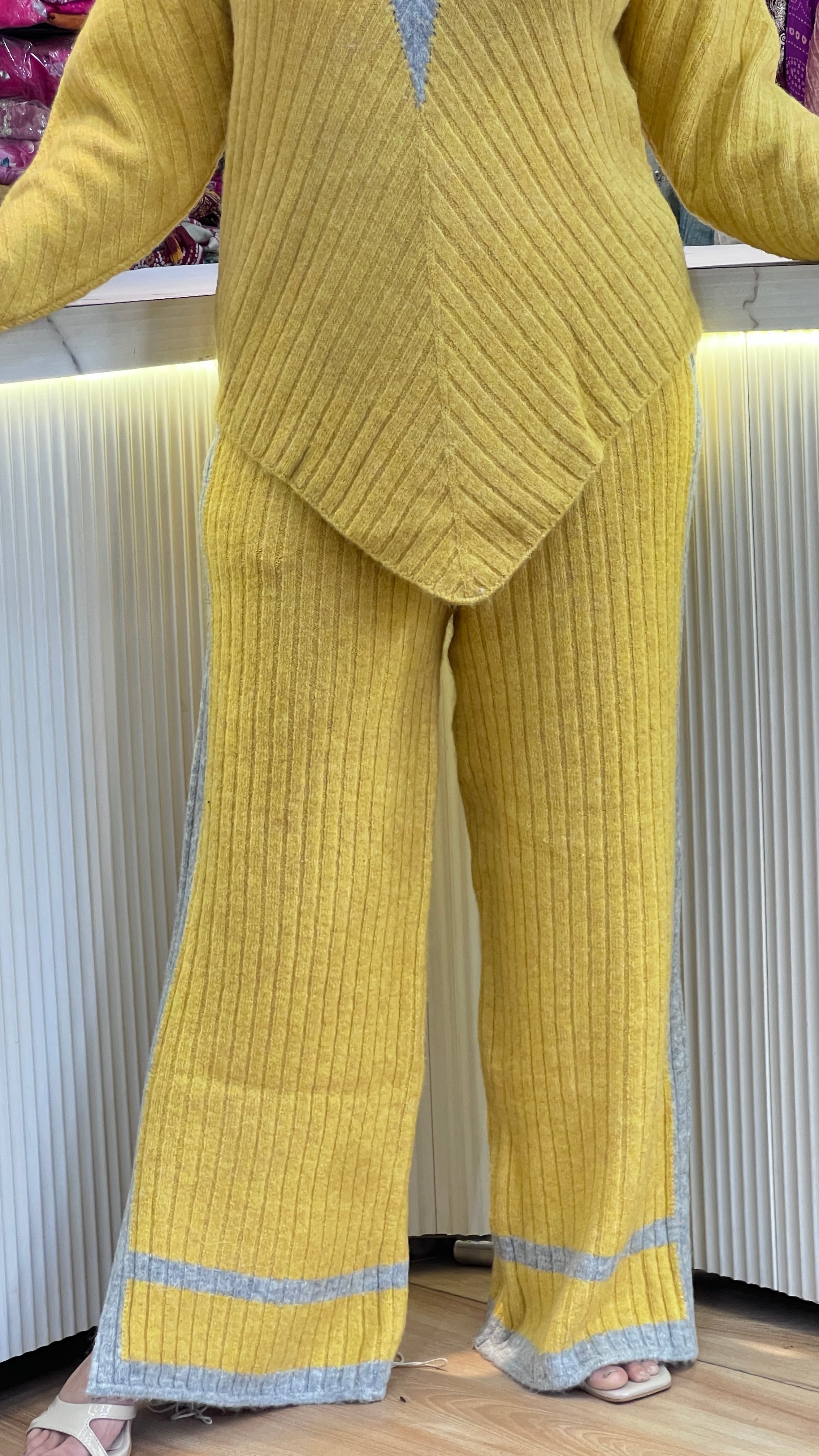 Heavy Knitted Wool Co-Ord Set ( rs lsn 1267 )