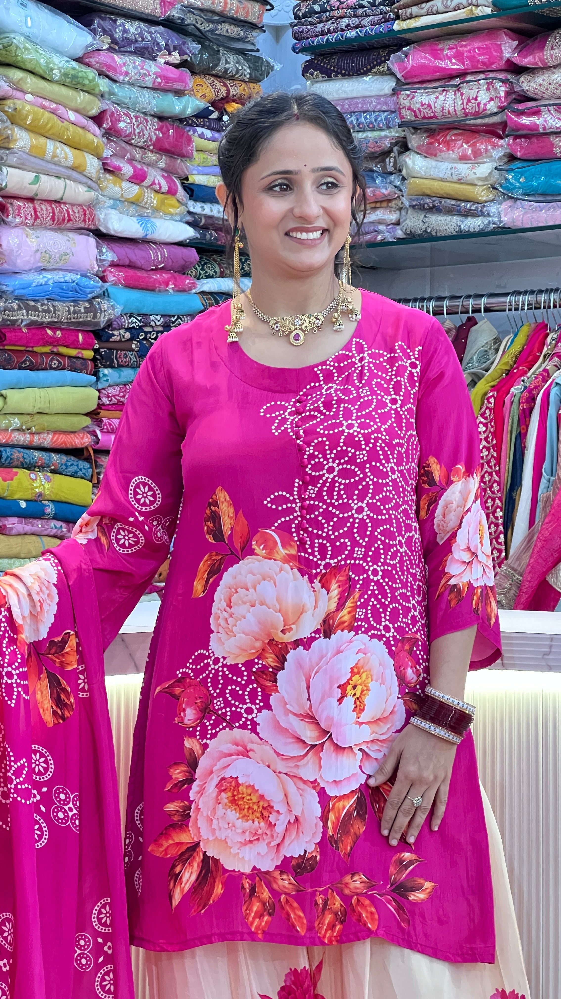 Pure crape digital farshi suit ( st 2867 )