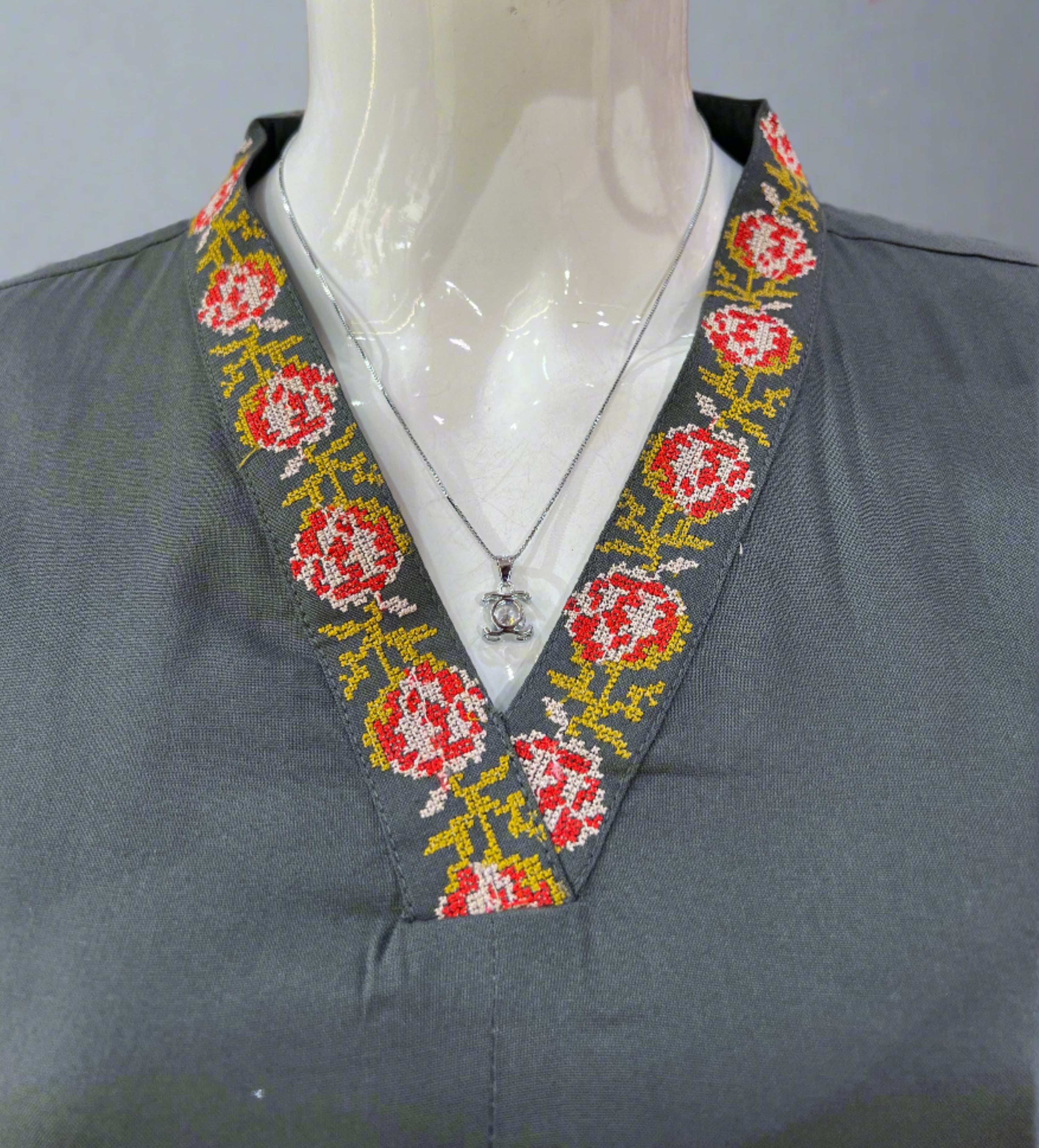 Ajnaha kulu work short kurta