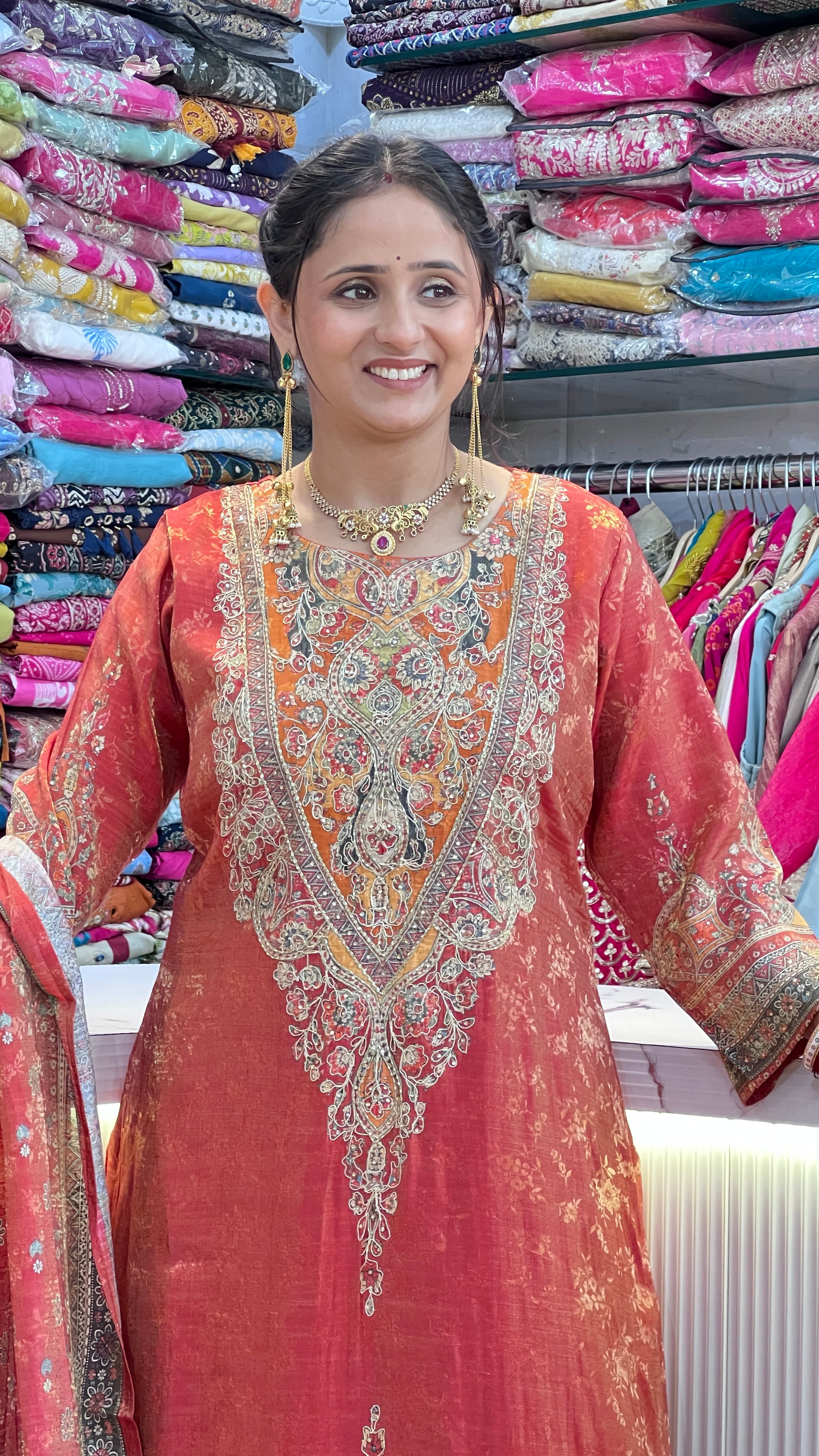 Premium shimmer tissue pakistani suit ( st 2967 )