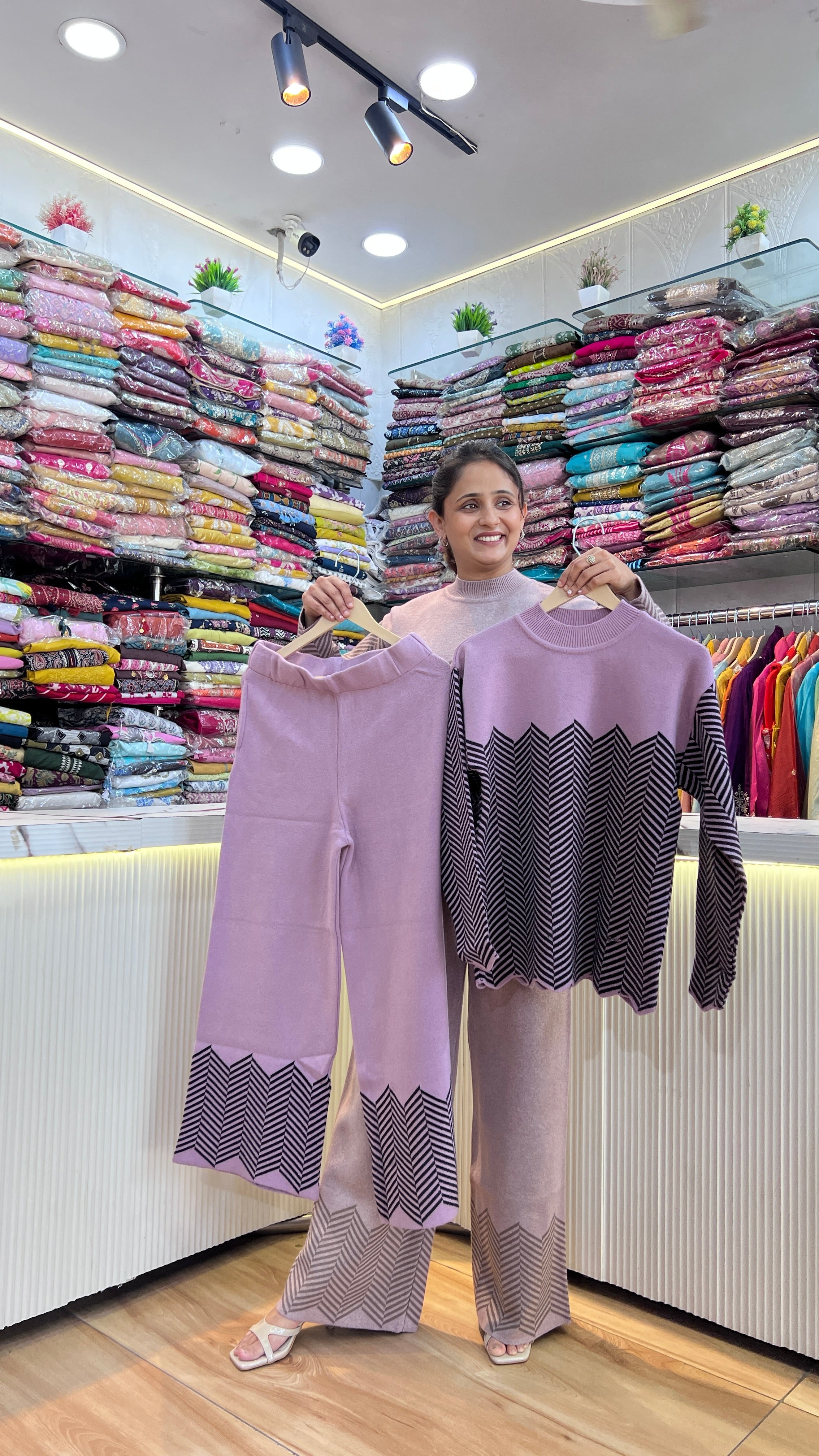 Premium Knitted Wool Co-Ord Set ( rs lsn 667 )