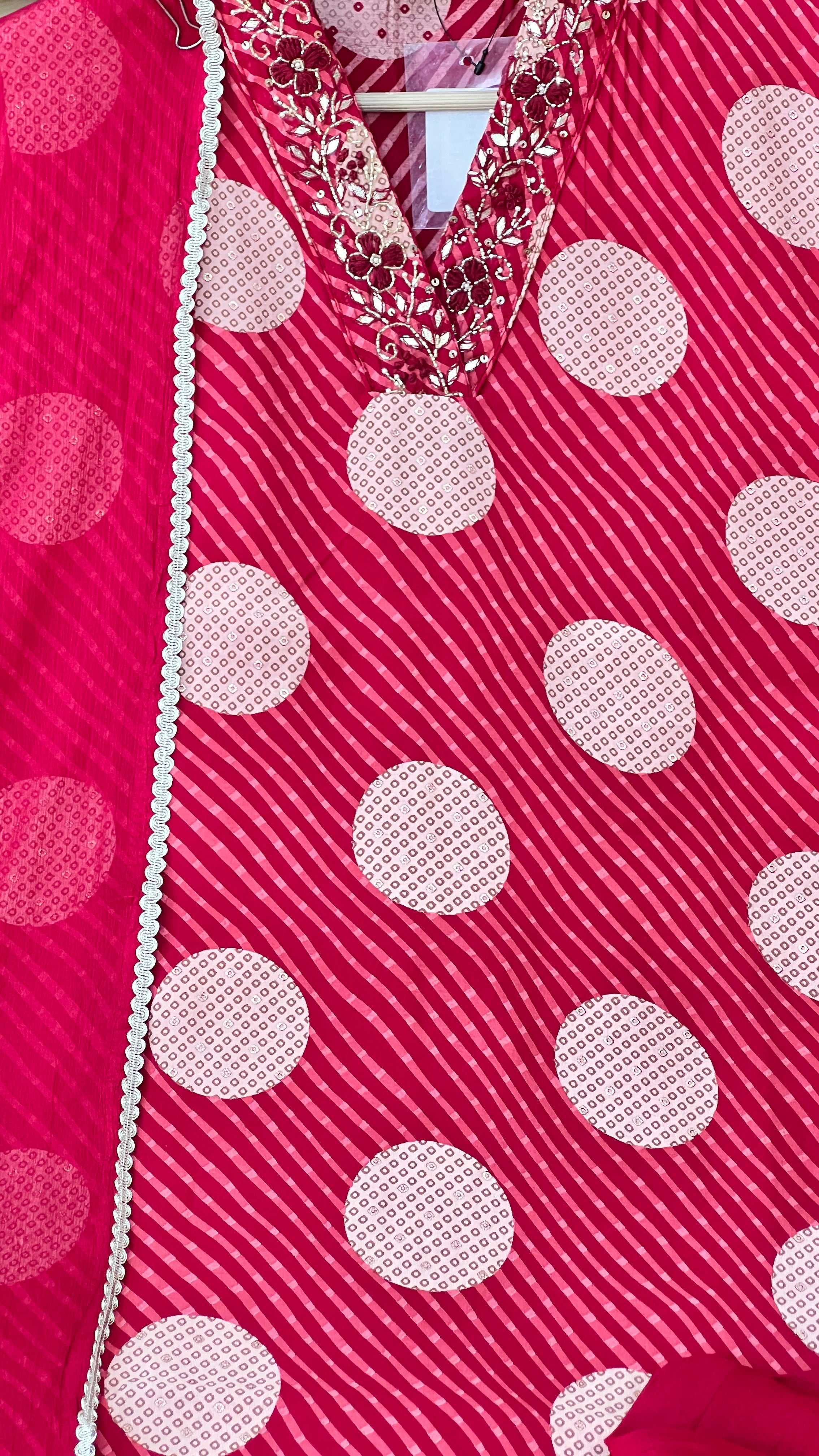 Arha v neck pure cotton suit