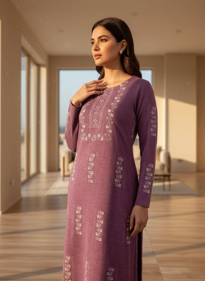 Heavy knitted woolen suit (5507)