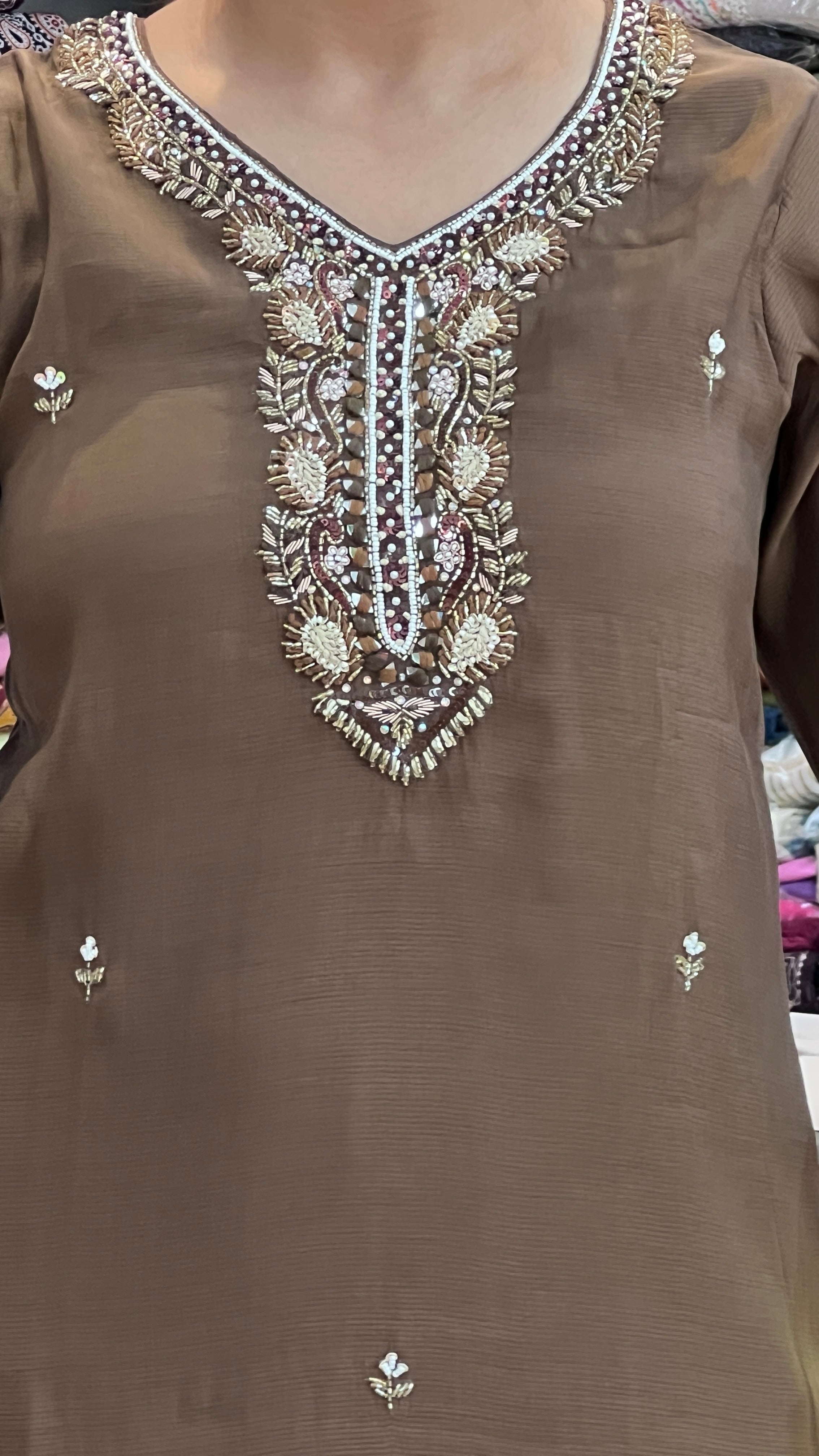 Imported laser cotton suit ( tj 28567 )