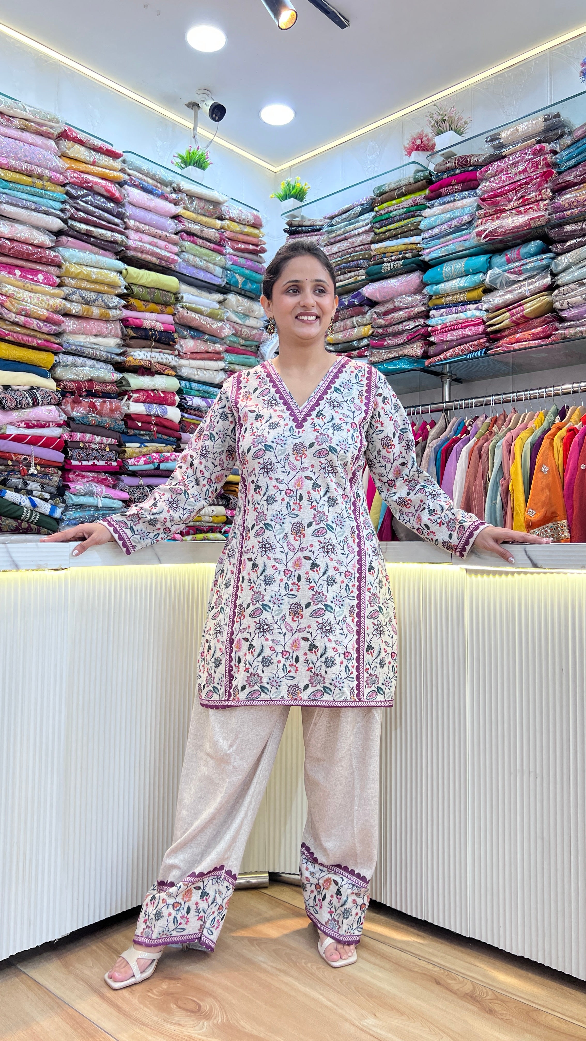 karachi wool farshi cord set ( 7033 )