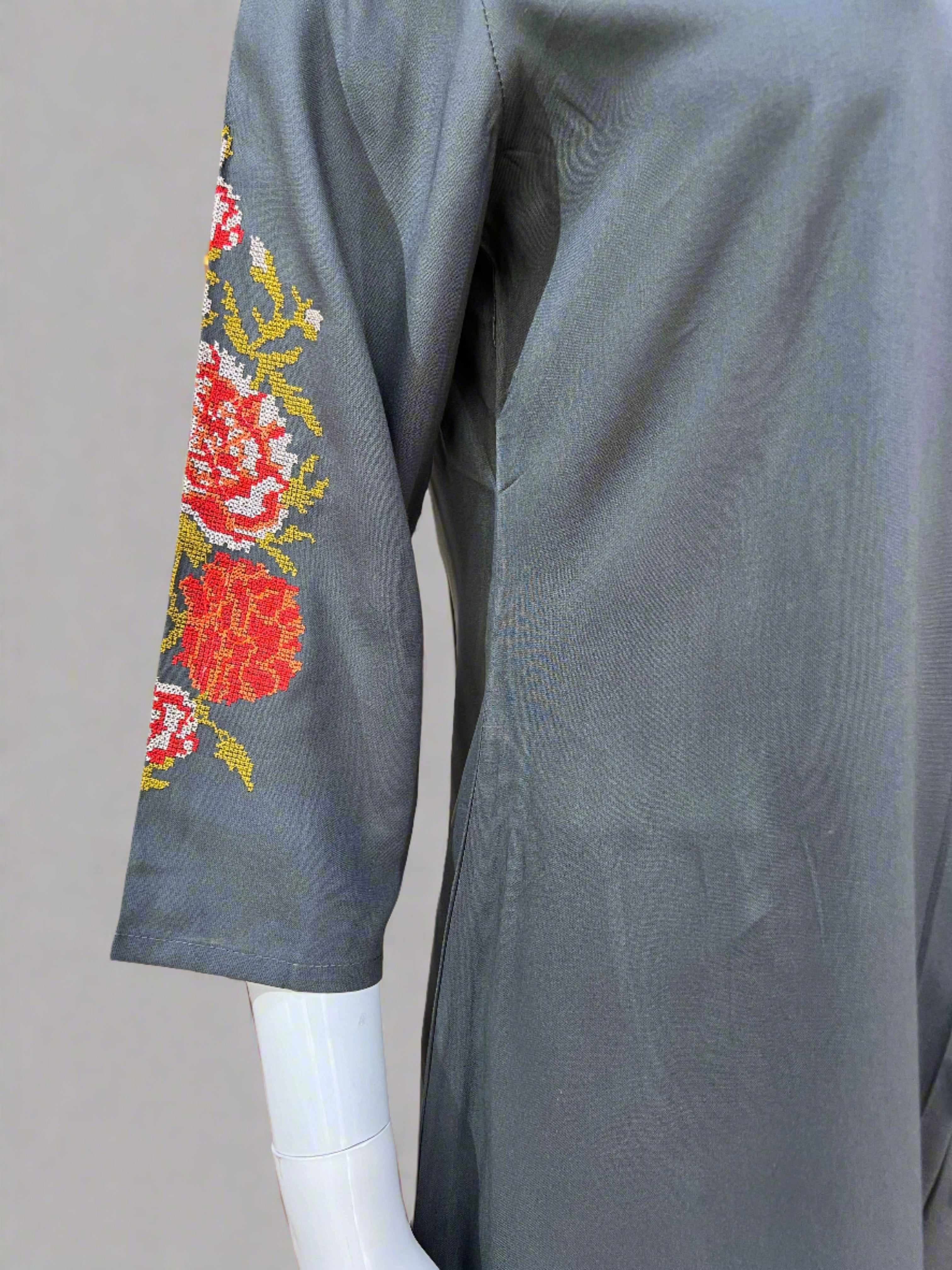 Ajnaha kulu work short kurta