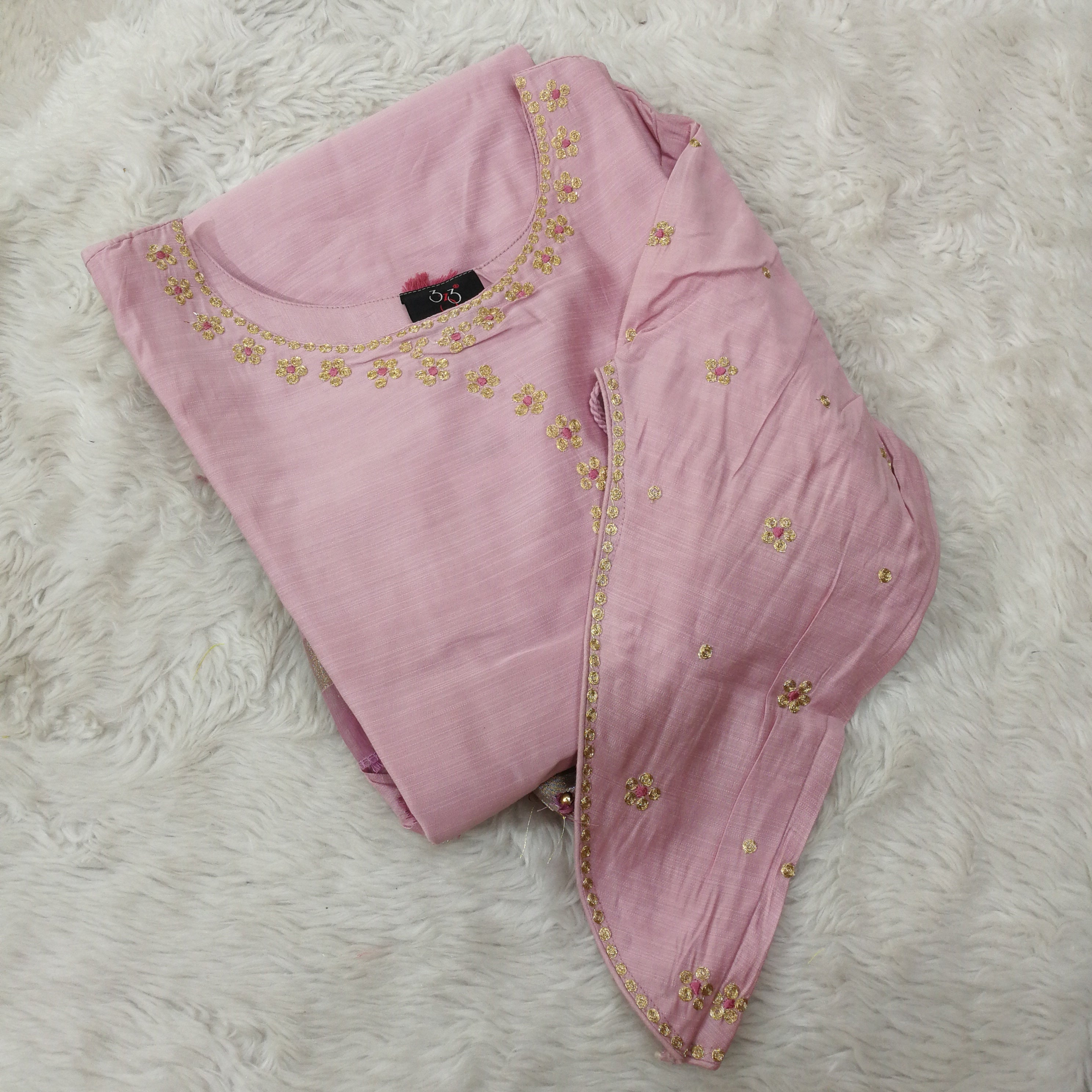 Designer sleaves Dola silk suit