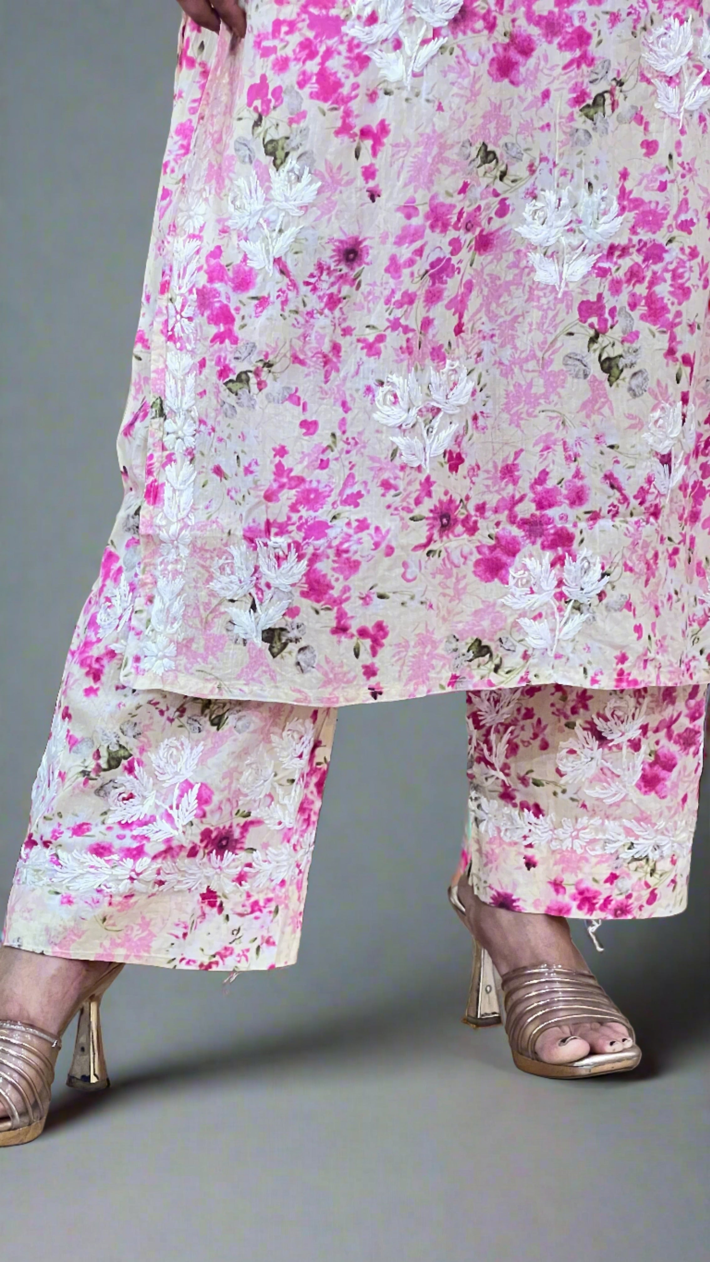 Lakhnavi mul cotton set