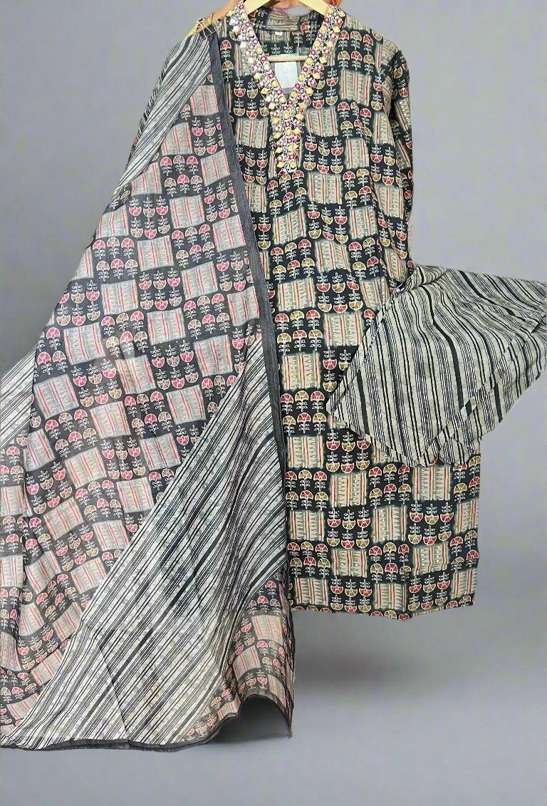 Arhi modal suit with digital dupatta