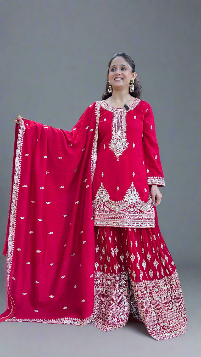 Karva special suit ( chinon fabric )