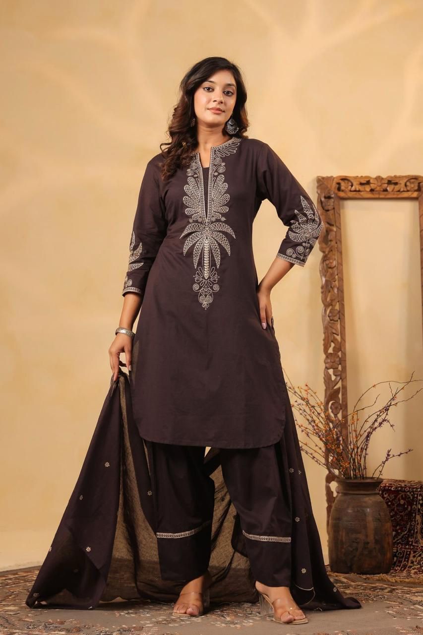 Cotton farshi salwar suit