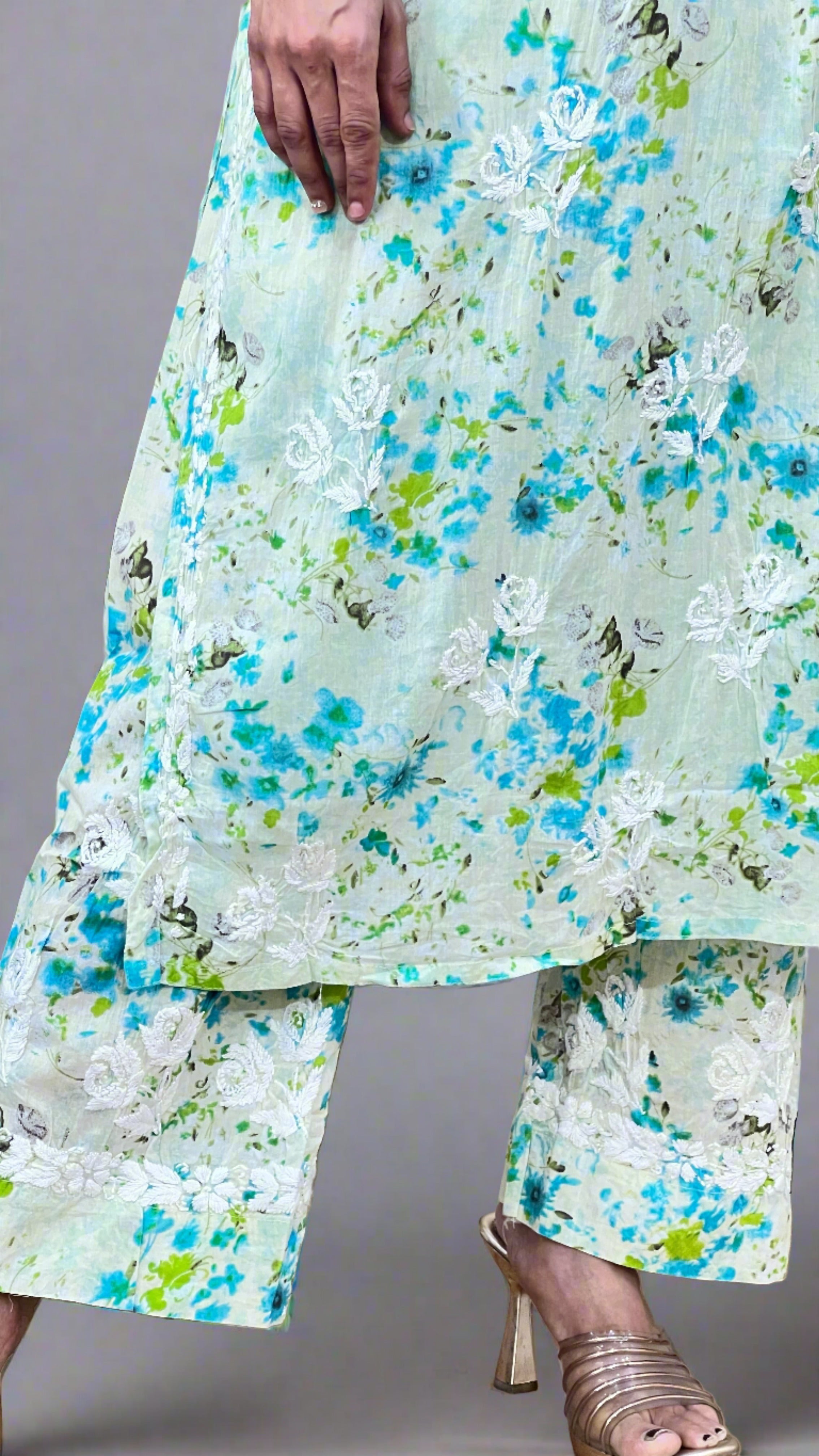 Lakhnavi mul cotton set