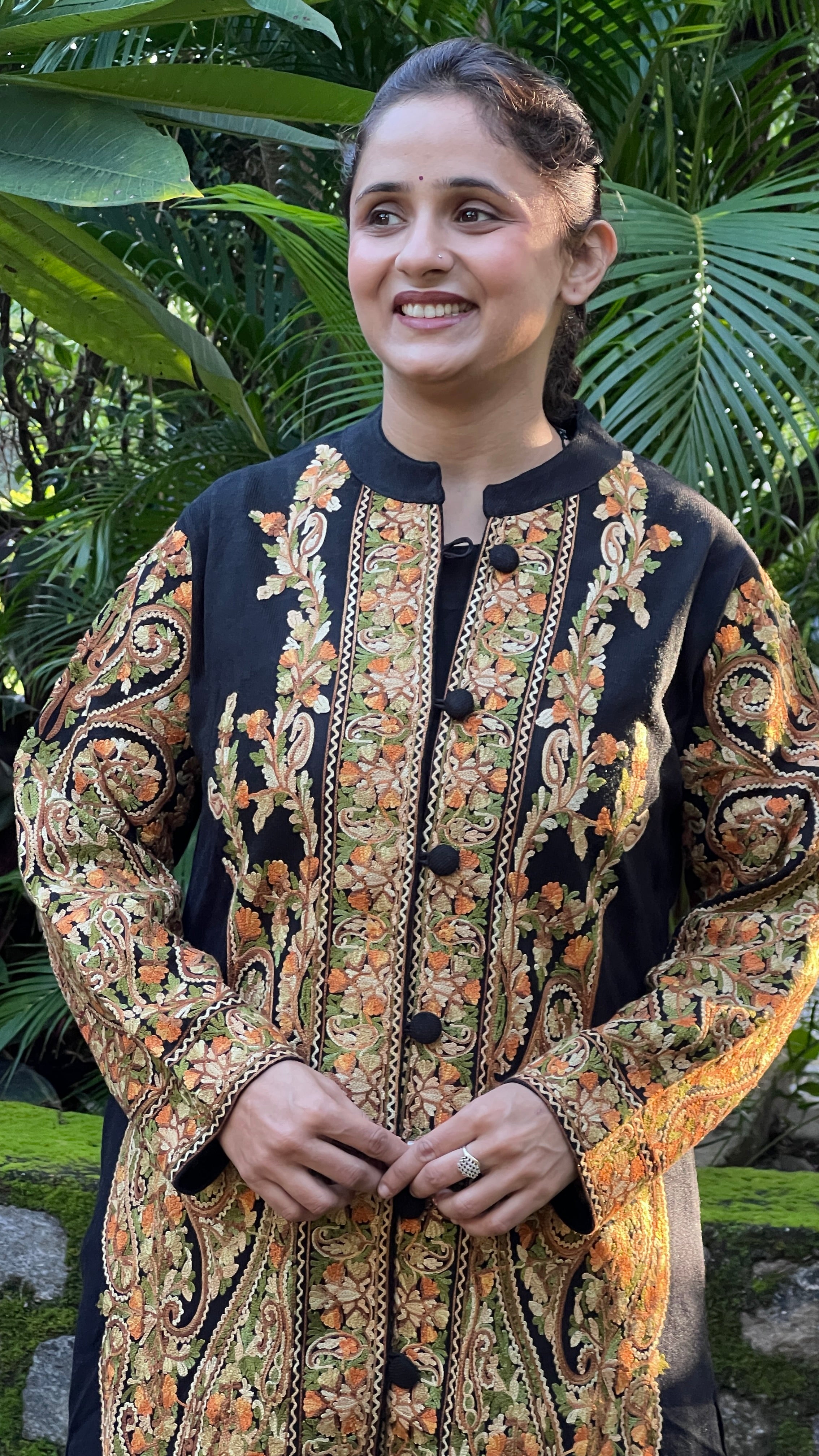 Premium 3-Piece All-Over Embroidered Shrug Set ( rs sa 4051 )