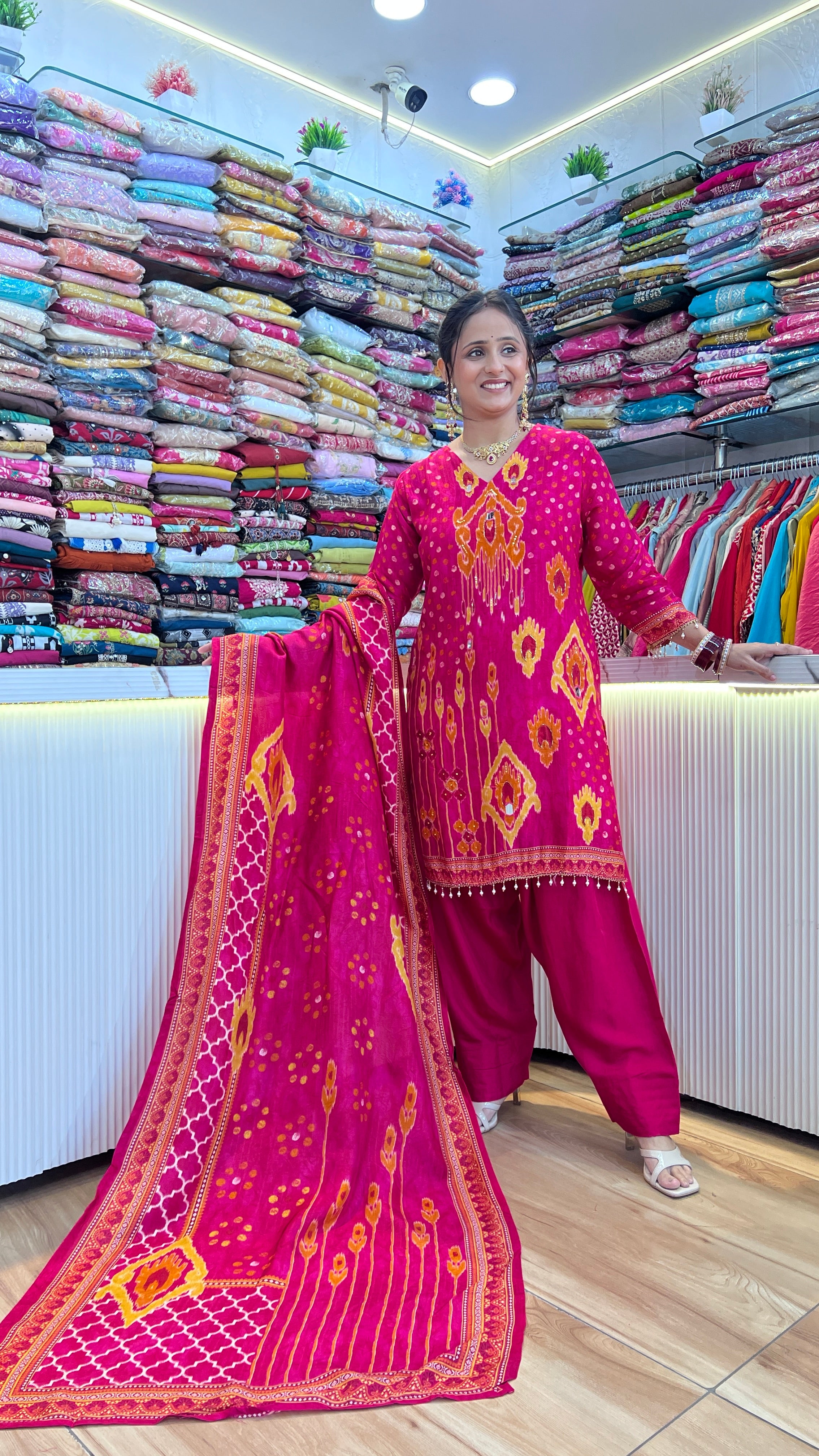 Premium silk farshi suit ( st 2667 )