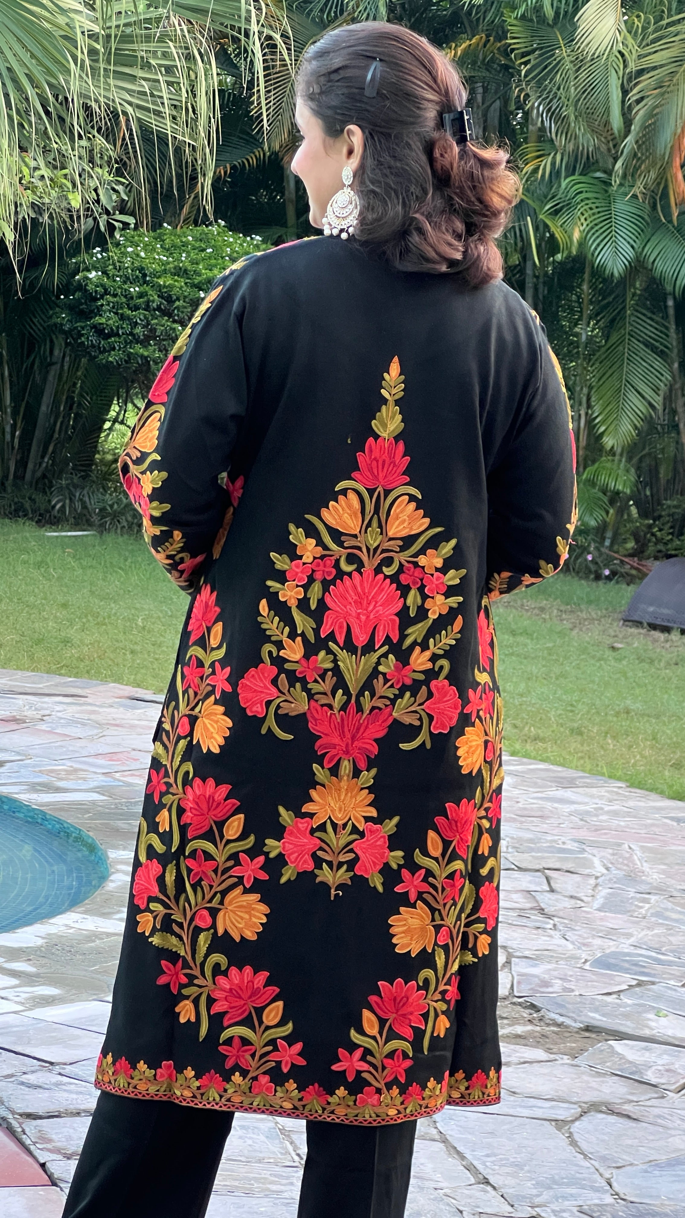 Premium daffodil long shrug 3pcs set ( rs sa 4052 )