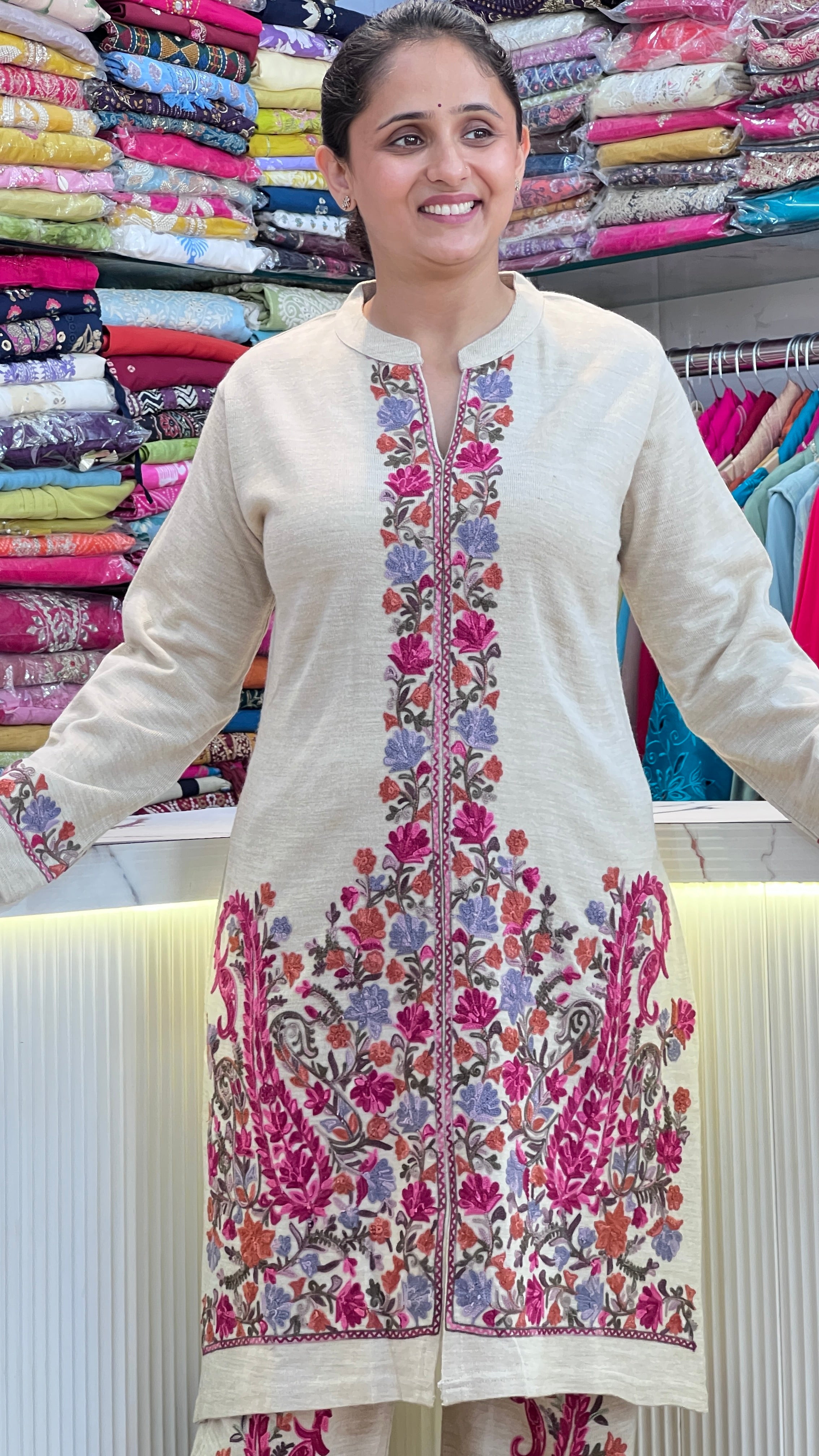 Pure daffodil kashmiri cord ( sb hm 1551 )