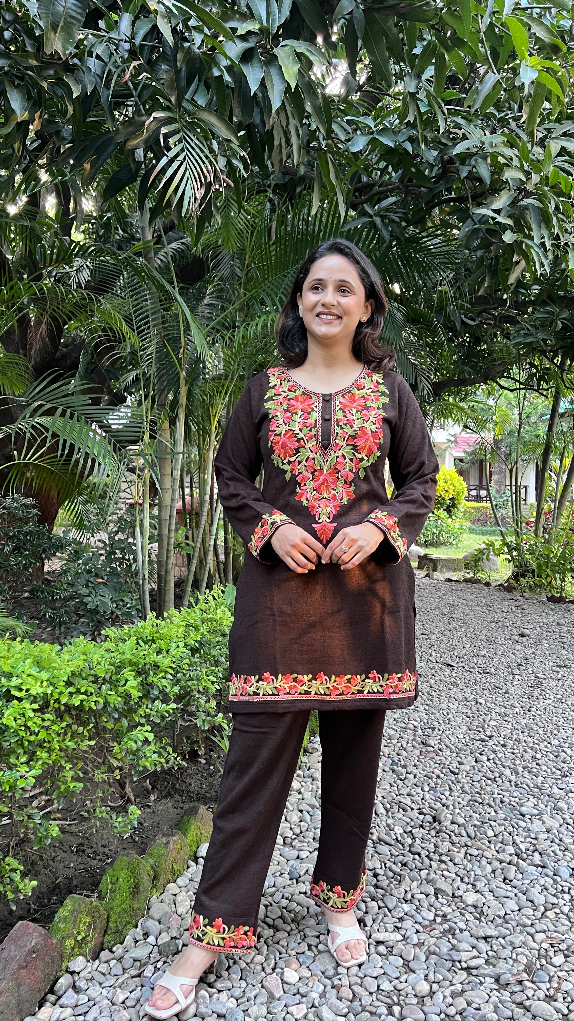 Daffodil Kashmiri Work Co-ord Set ( dc eng 167 )