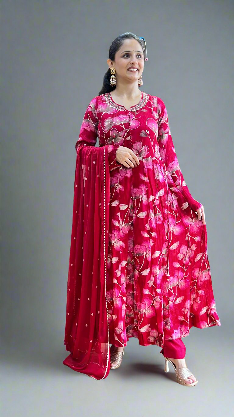 Chinon Anarkali suit