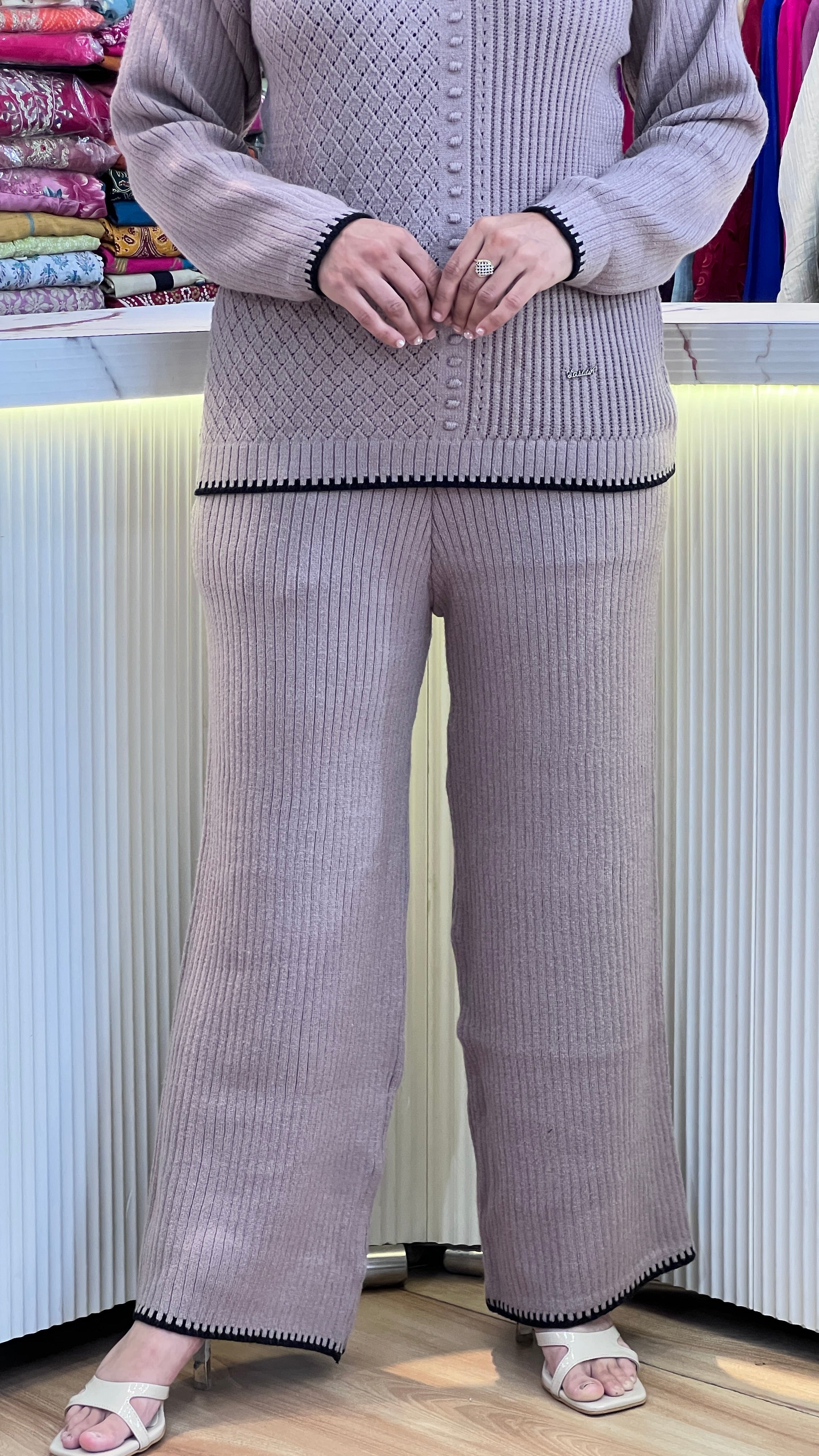Premium Knitted Wool Co-Ord Set ( rs lsn 367 )
