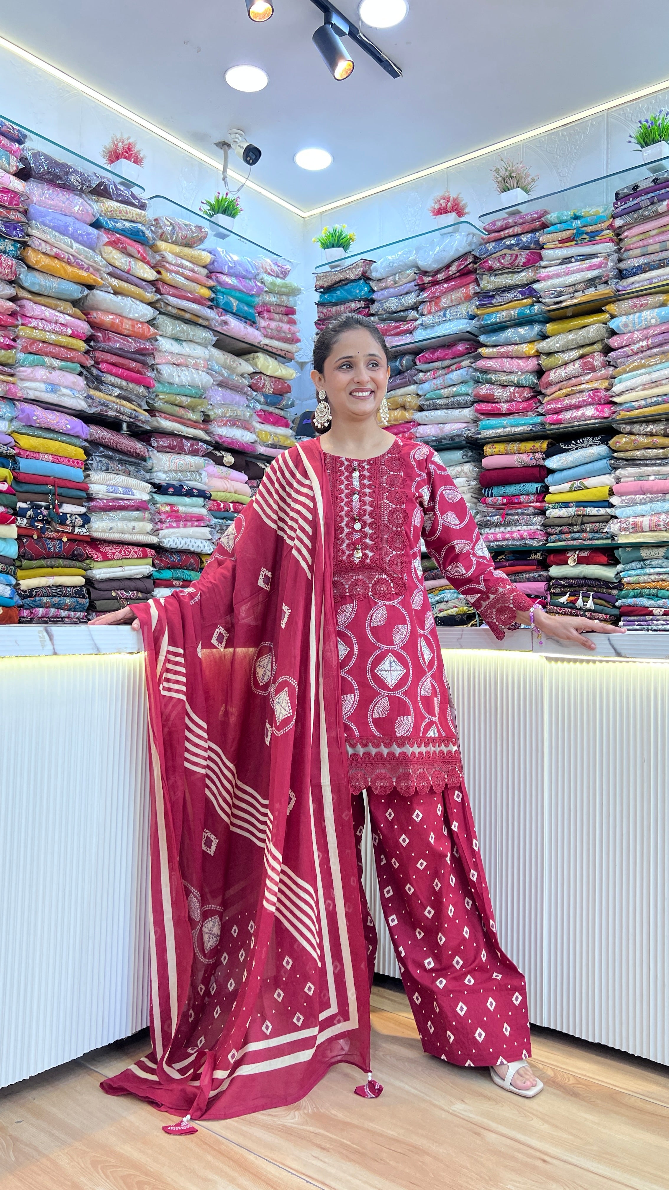 Premium cotton farshi suit ( tj 28867 )