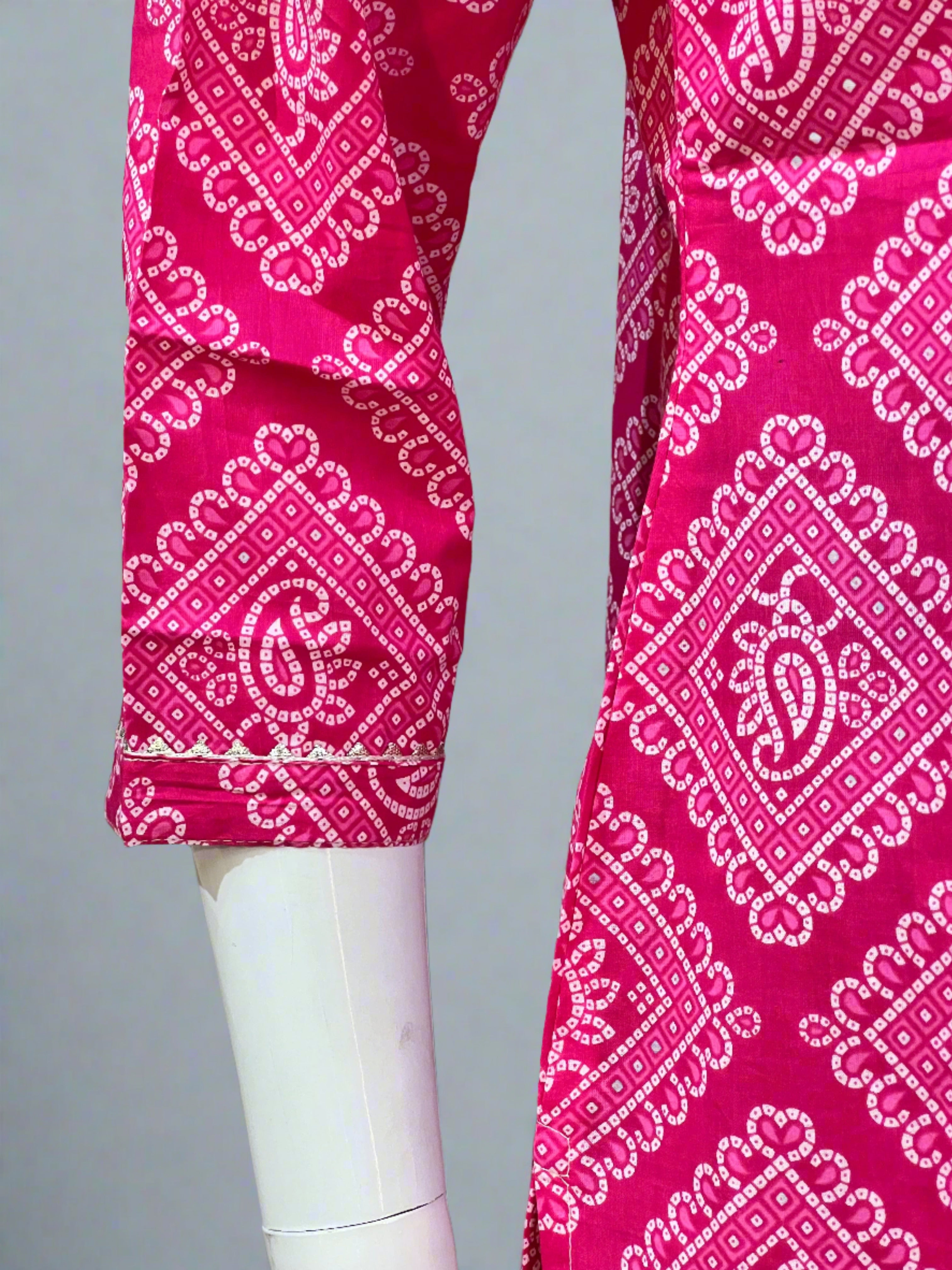 Jaipuri printed short kurta