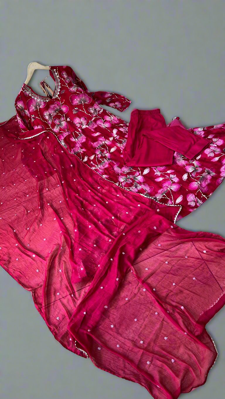 Chinon Anarkali suit