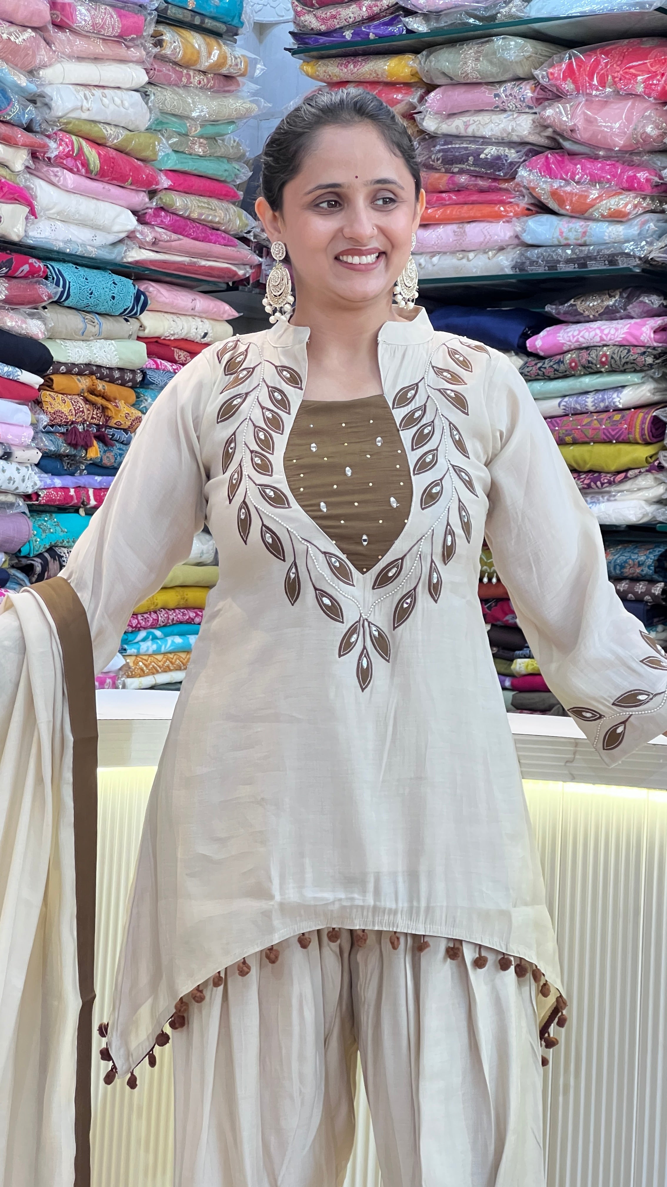 Mul chanderi farshi suit ( tj 30467 )