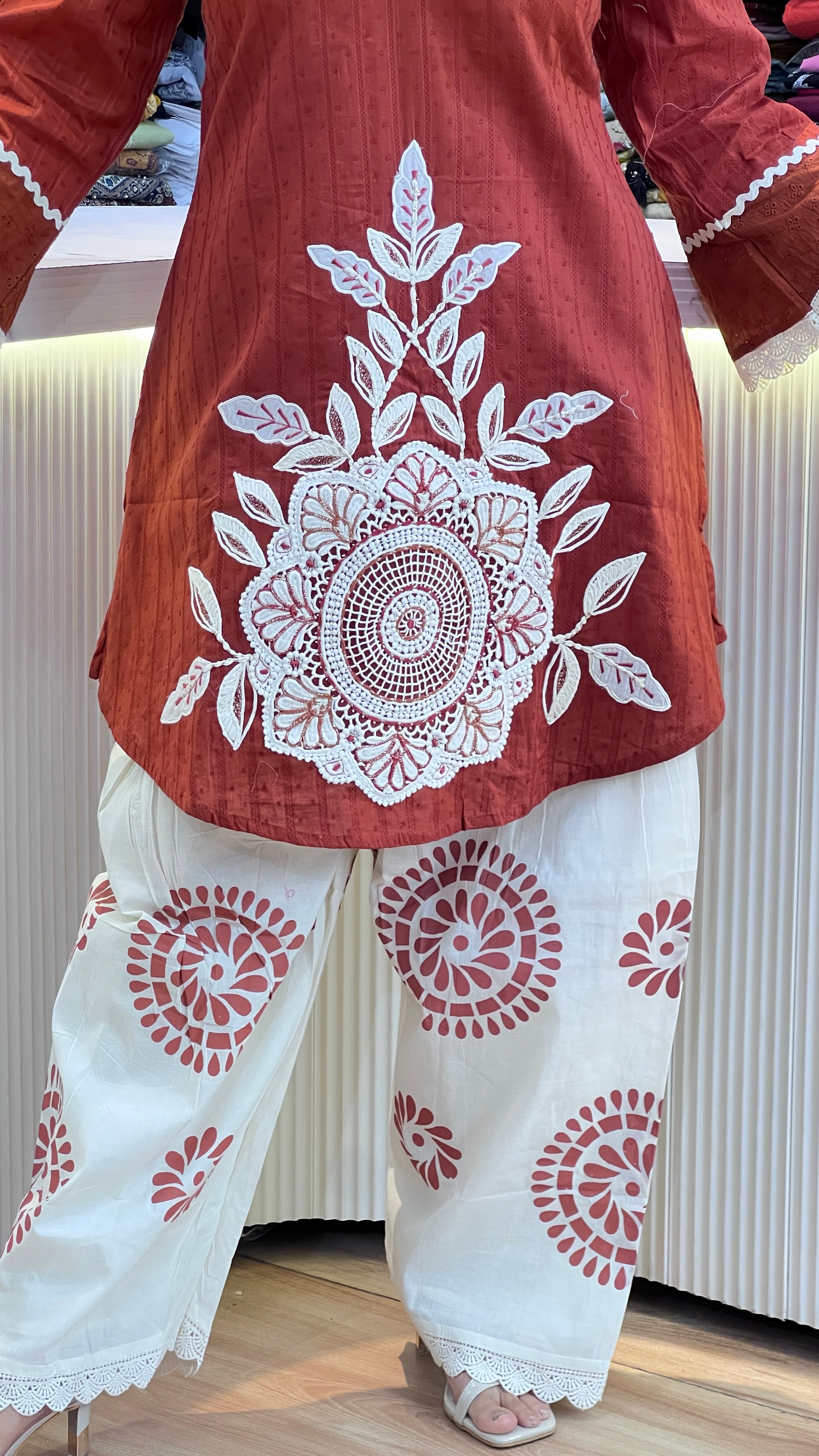 Farshi salwar cord set ( ym 63267 )