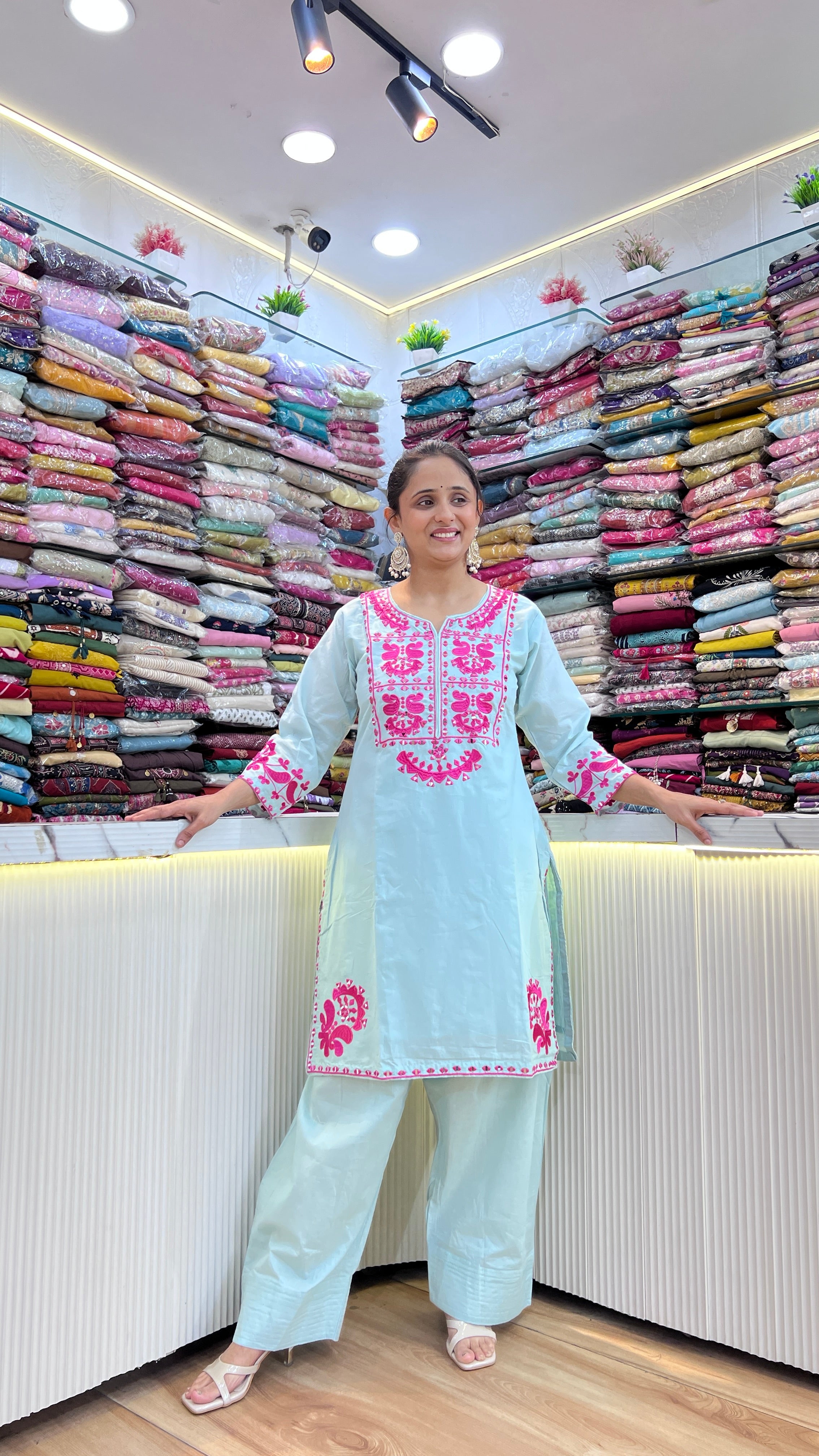 Mul cotton farshi cord set ( ym 63467 )