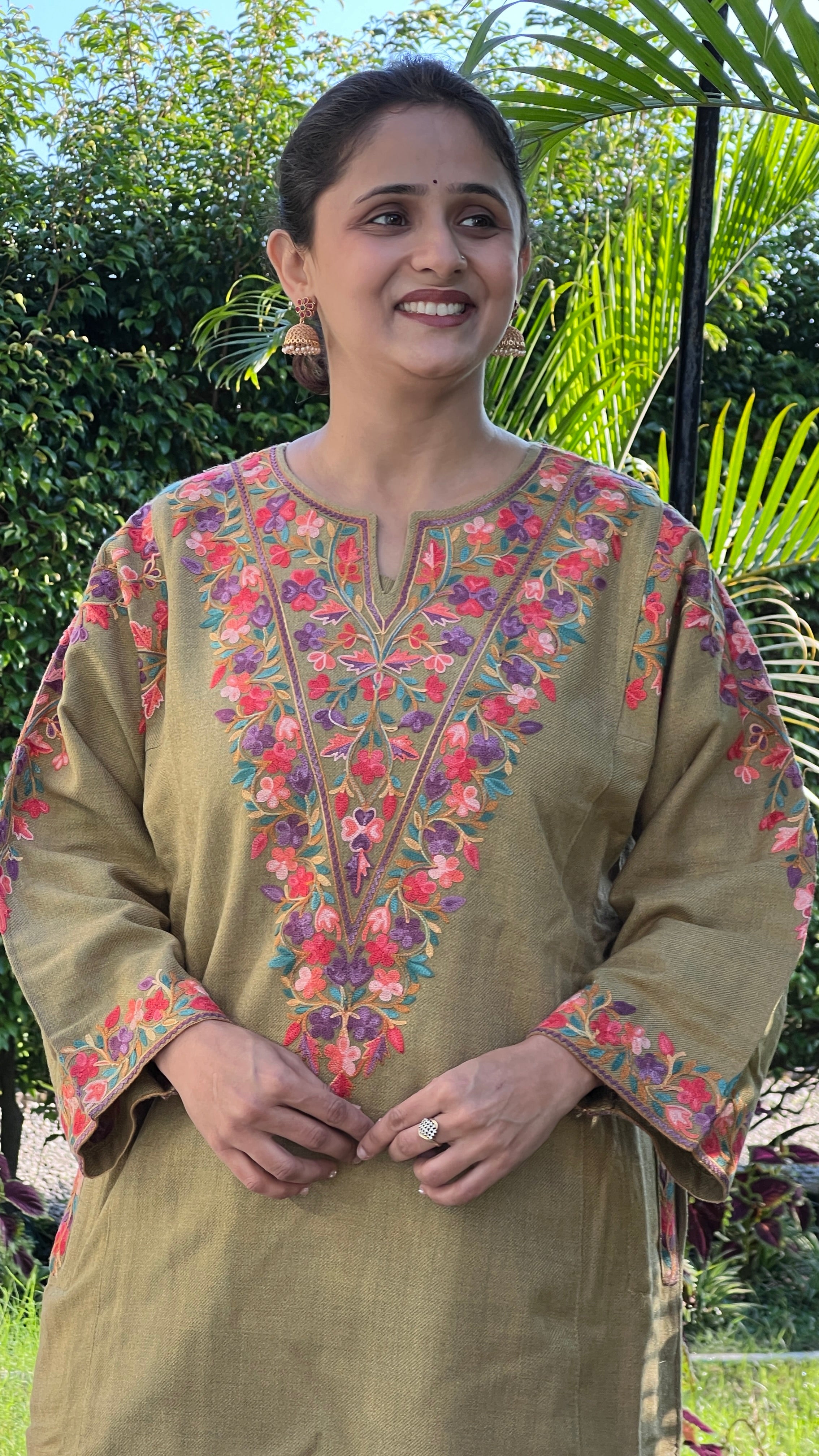 Premium wool pheran set ( rs sa 221p )