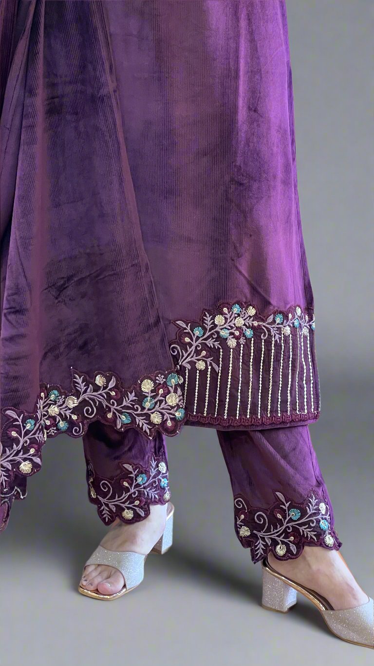 Annavya velvet suit