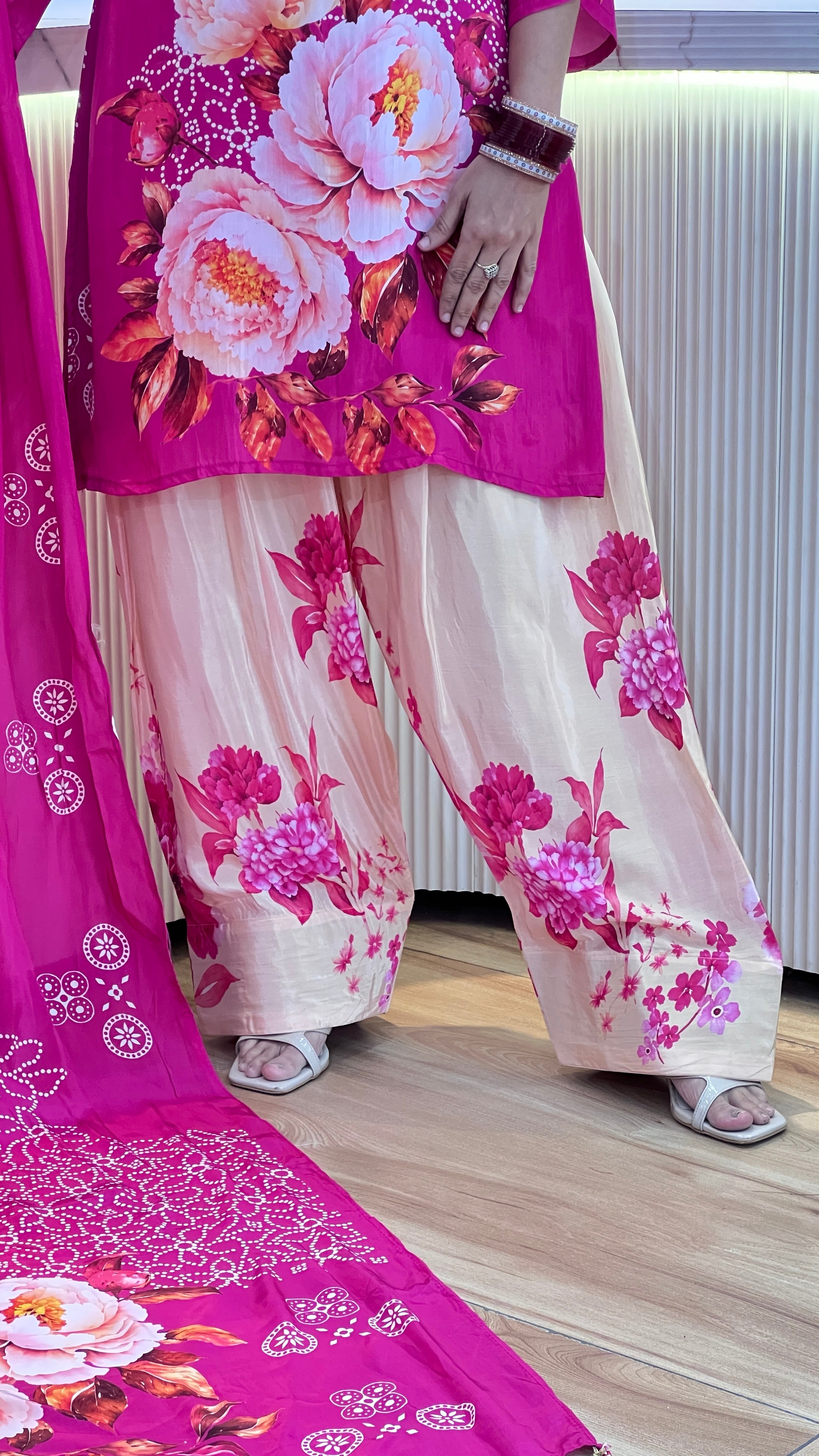 Pure crape digital farshi suit ( st 2867 )