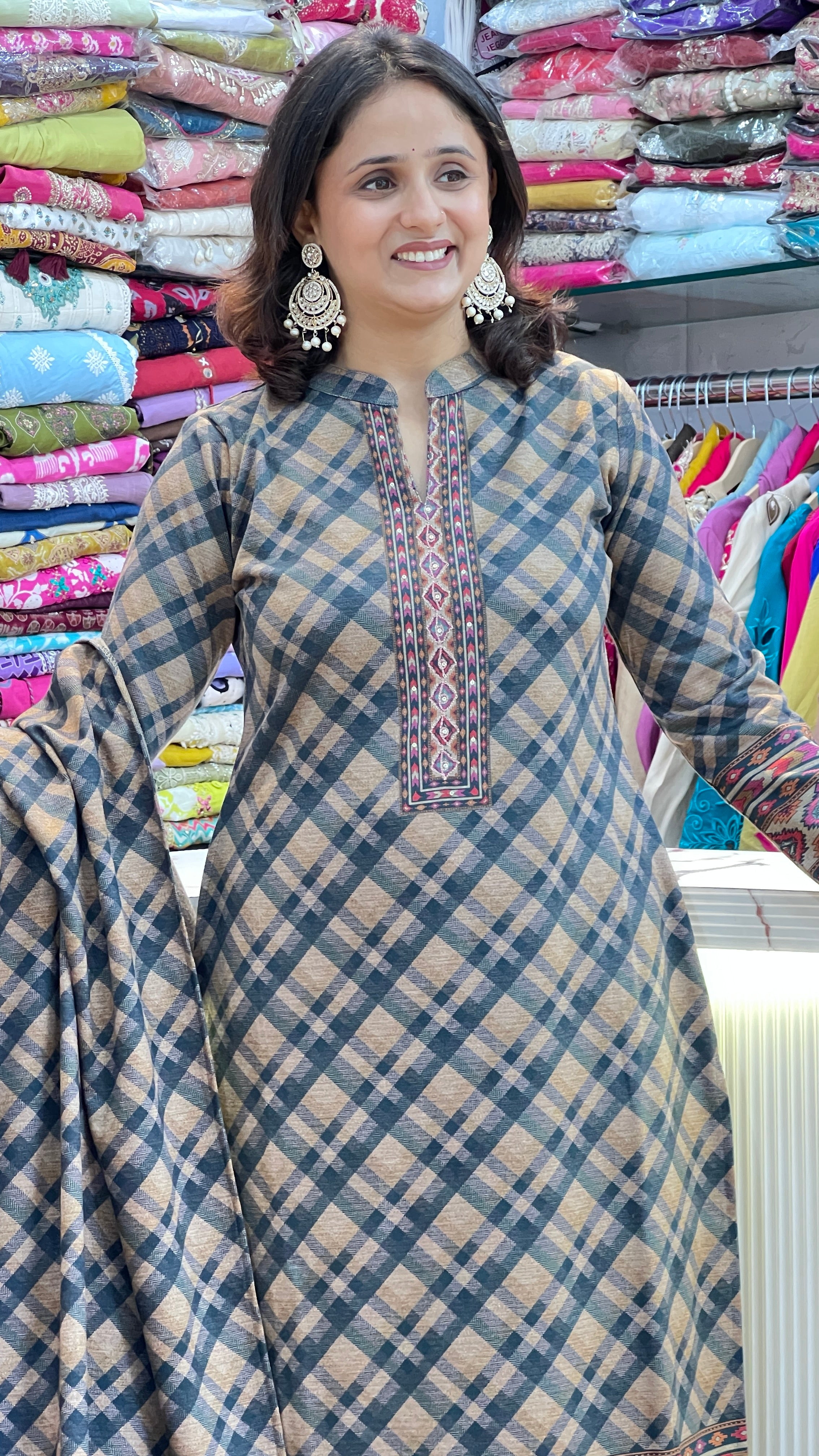 Premium soft wool suit ( miss 1039 )