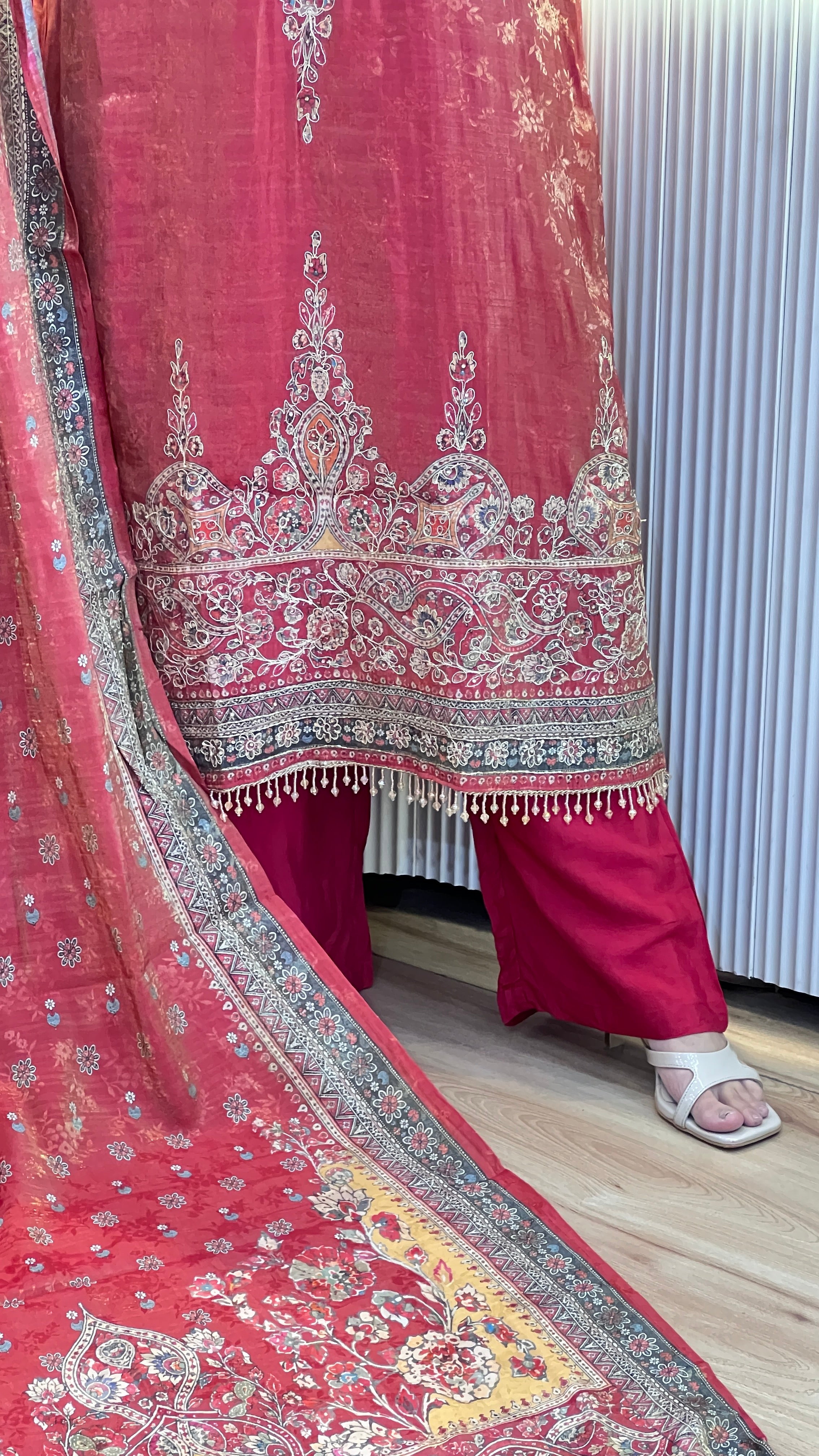 Premium shimmer tissue pakistani suit ( st 2967 )