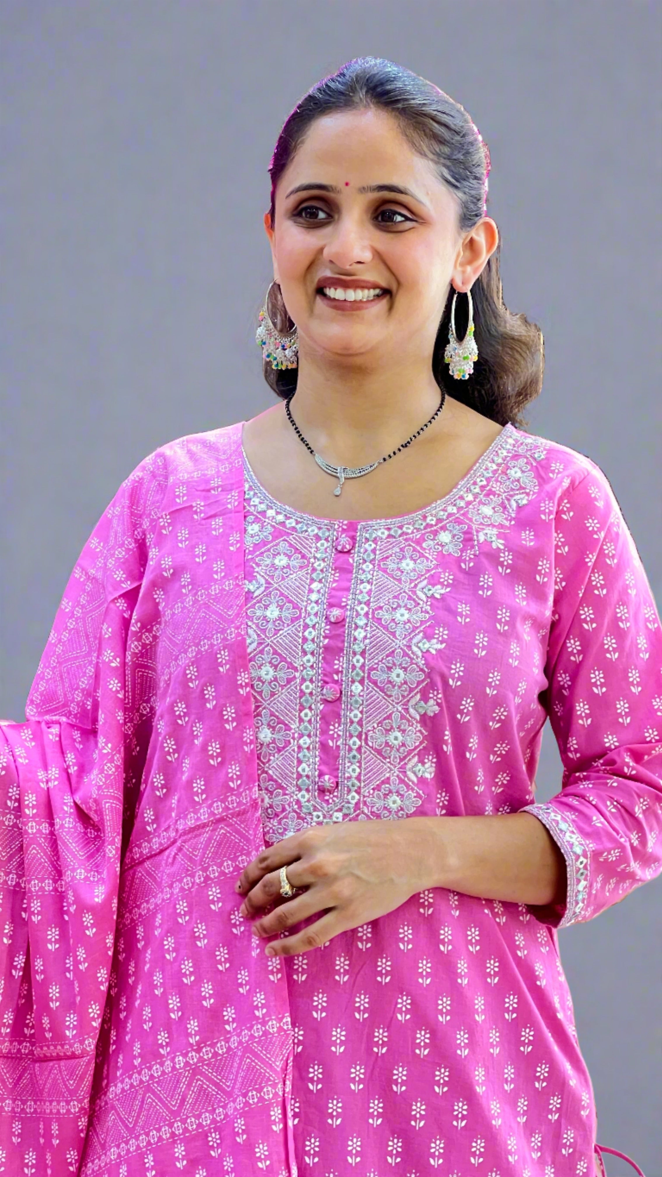 Designer Wear Straight Suit set