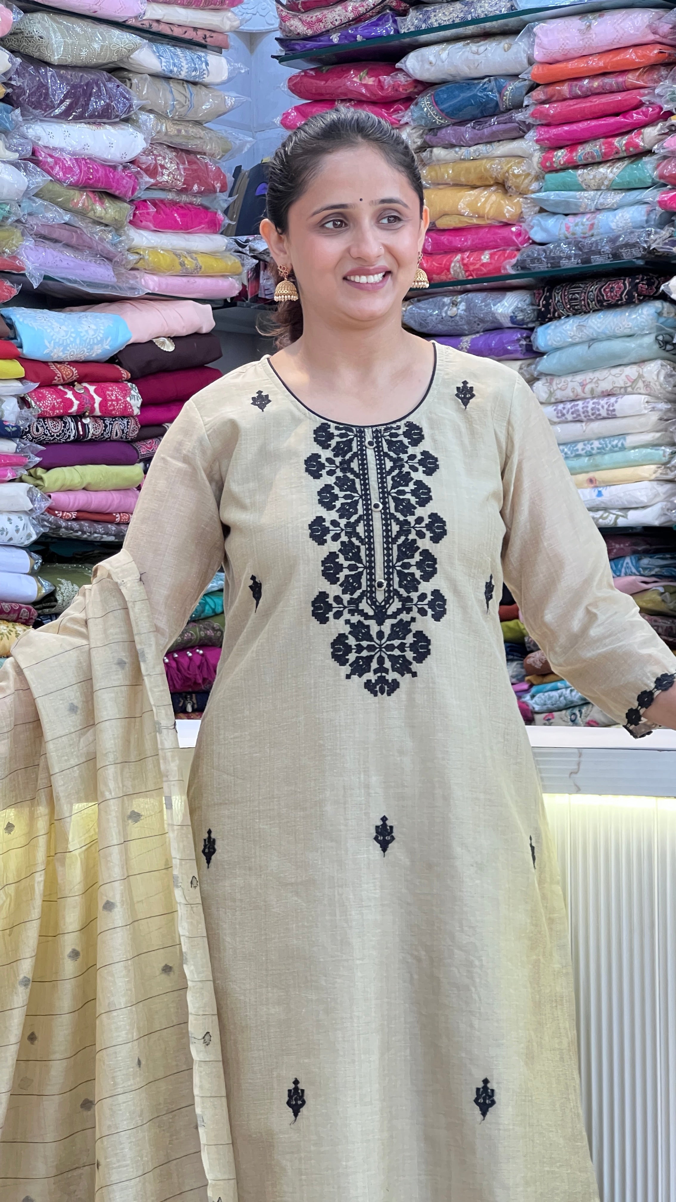 Premium cotton khadi suit ( na 2267 )