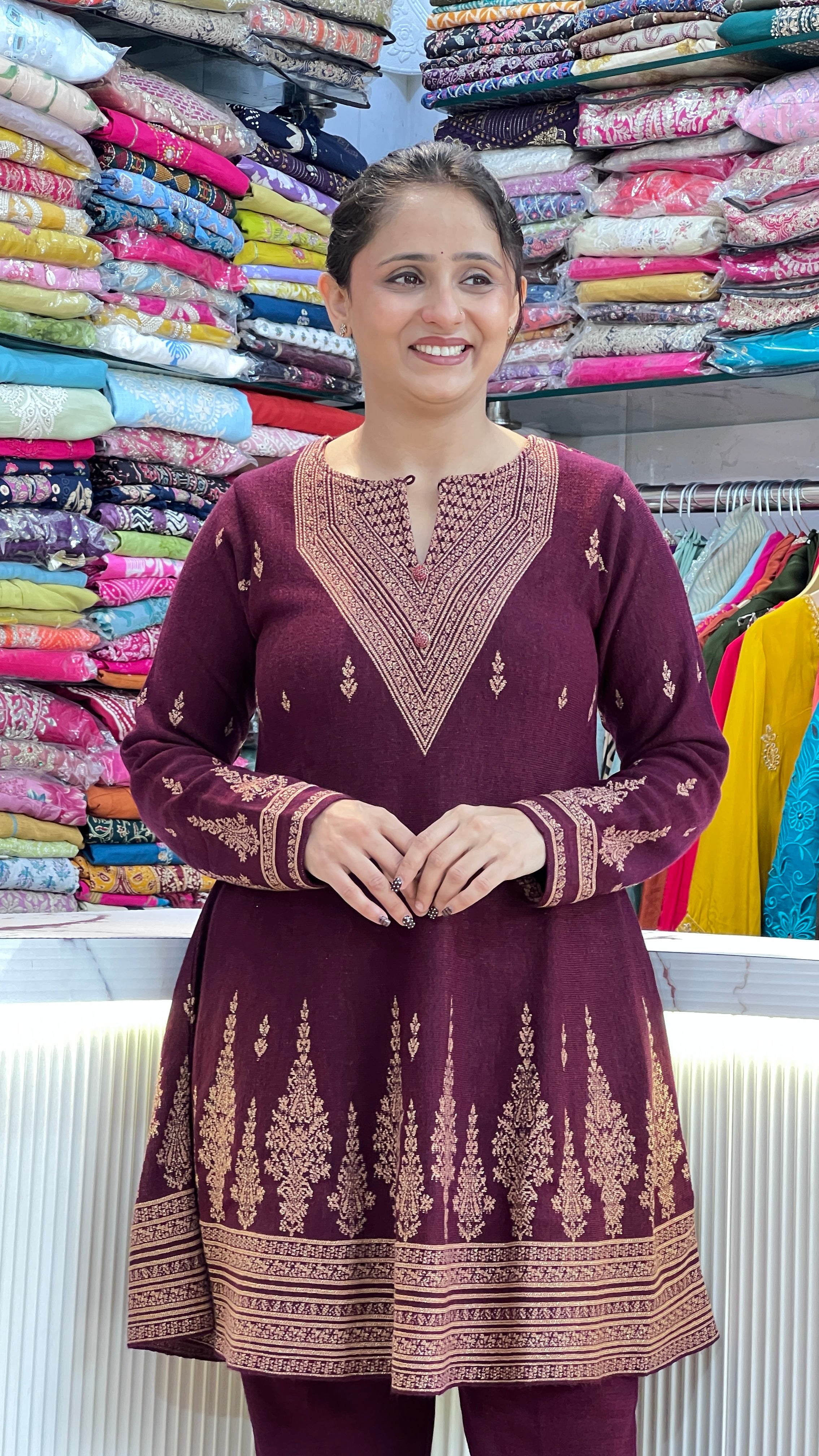 Premum wol peplum cord ( ktn 251508 )
