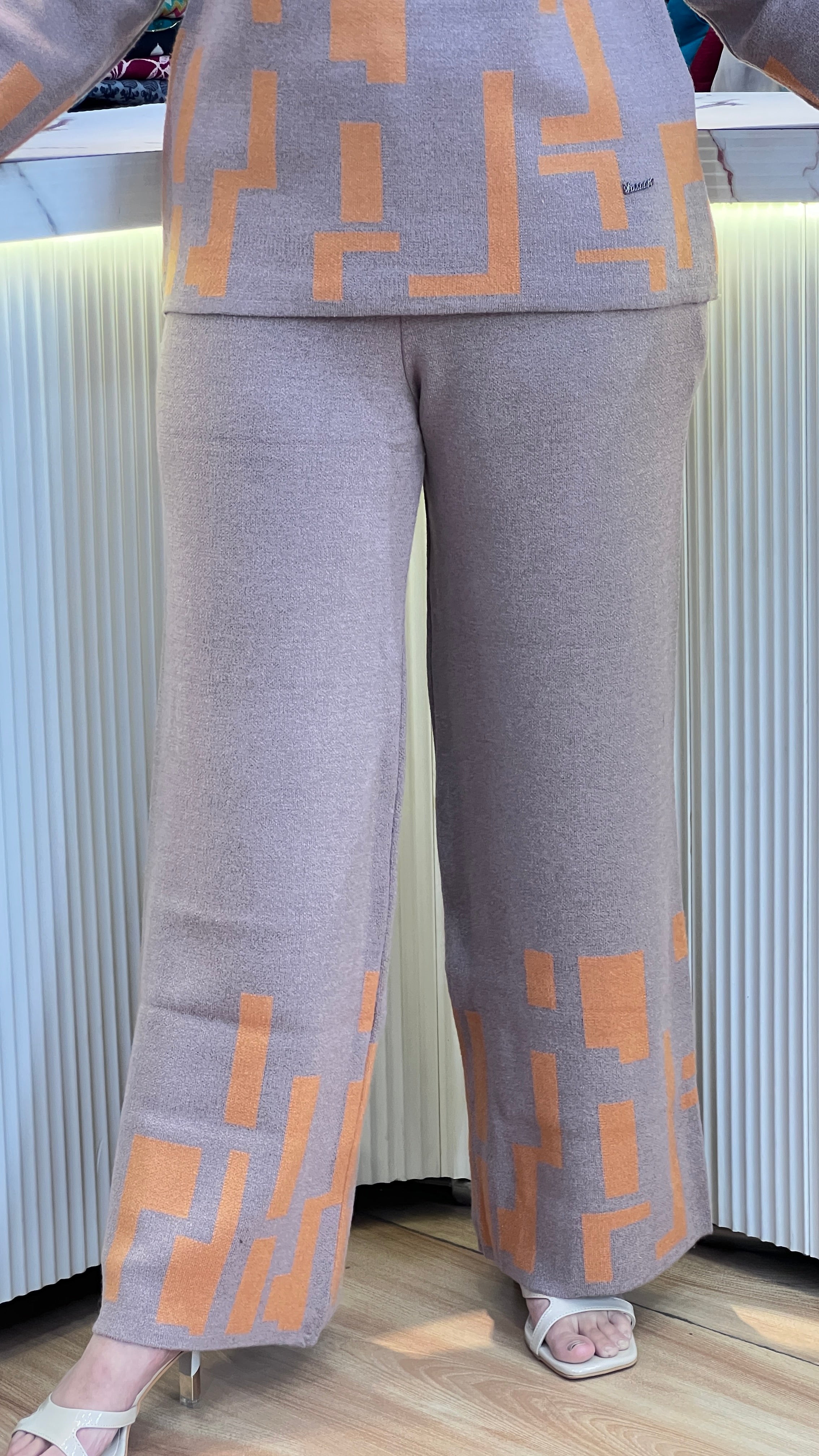 Premium knitted wool cord set ( rs lsn 1067 )