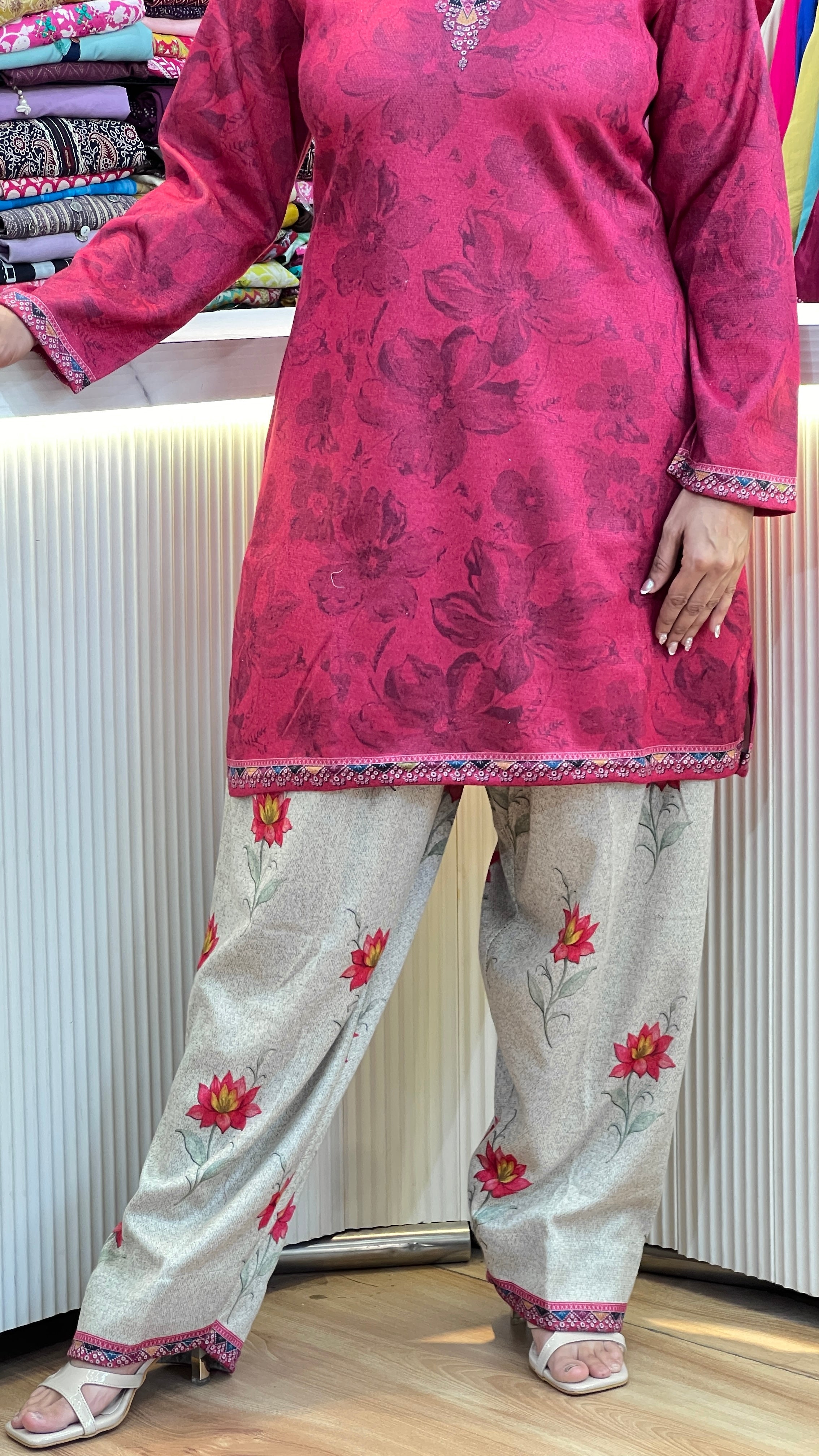 karachi wool farshi cord set ( 7003 )