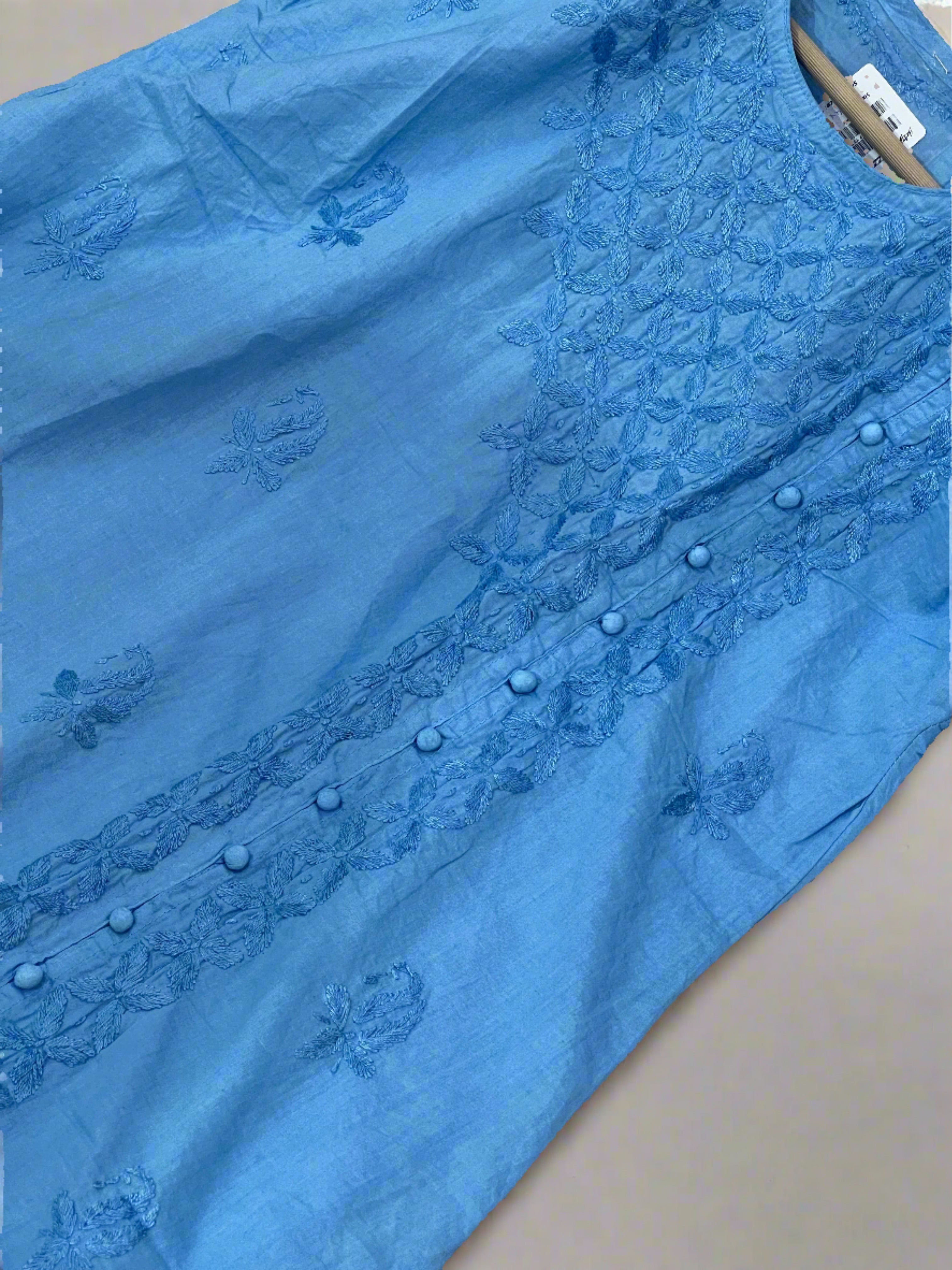 Chikankari short kurta