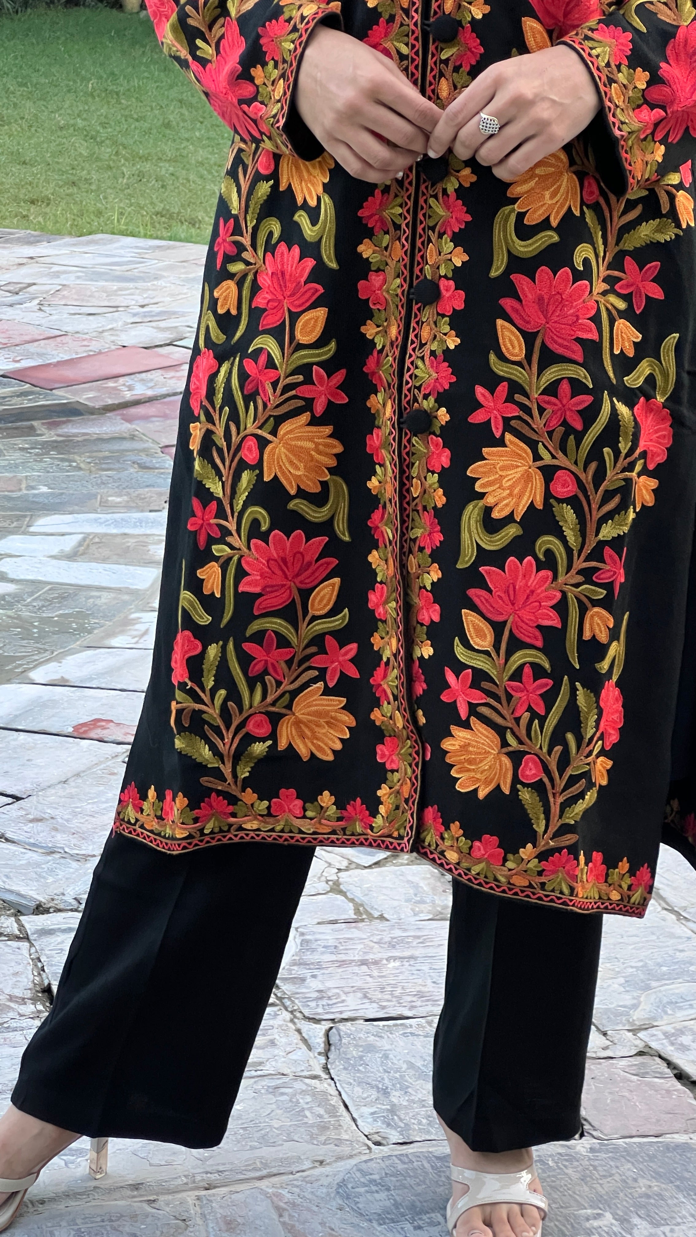 Premium daffodil long shrug 3pcs set ( rs sa 4052 )