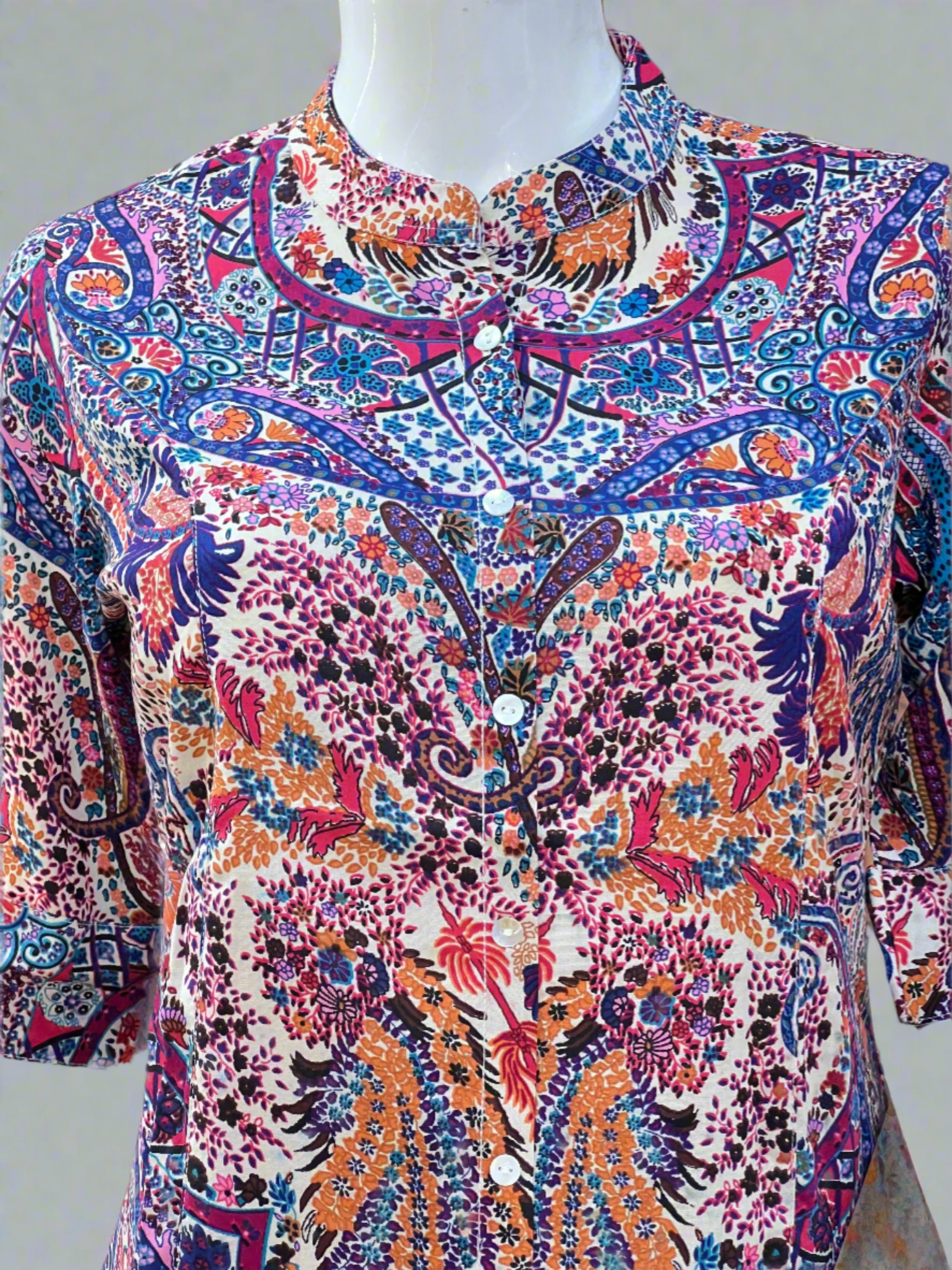 Aaina multicoloured short kurta