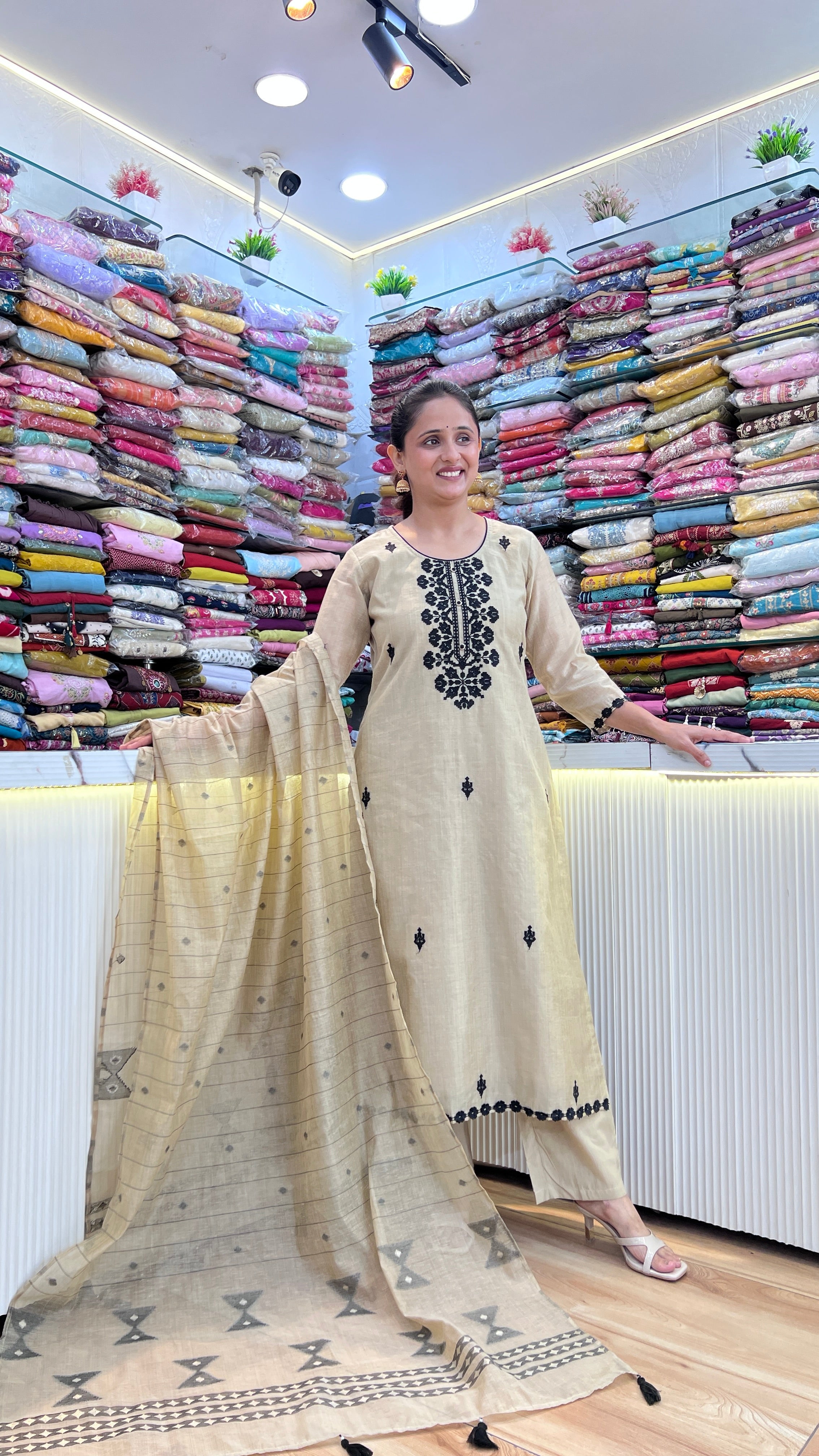 Premium cotton khadi suit ( na 2267 )