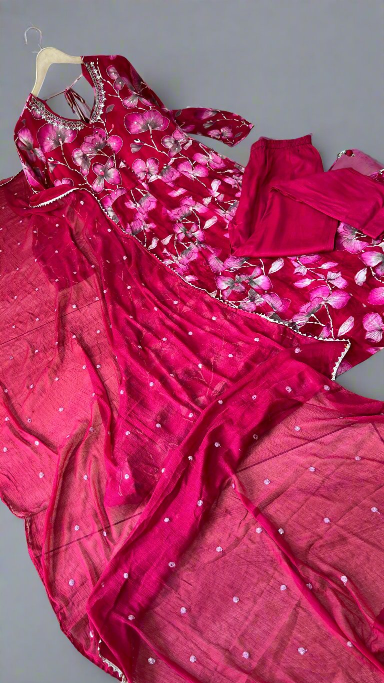 Chinon Anarkali suit