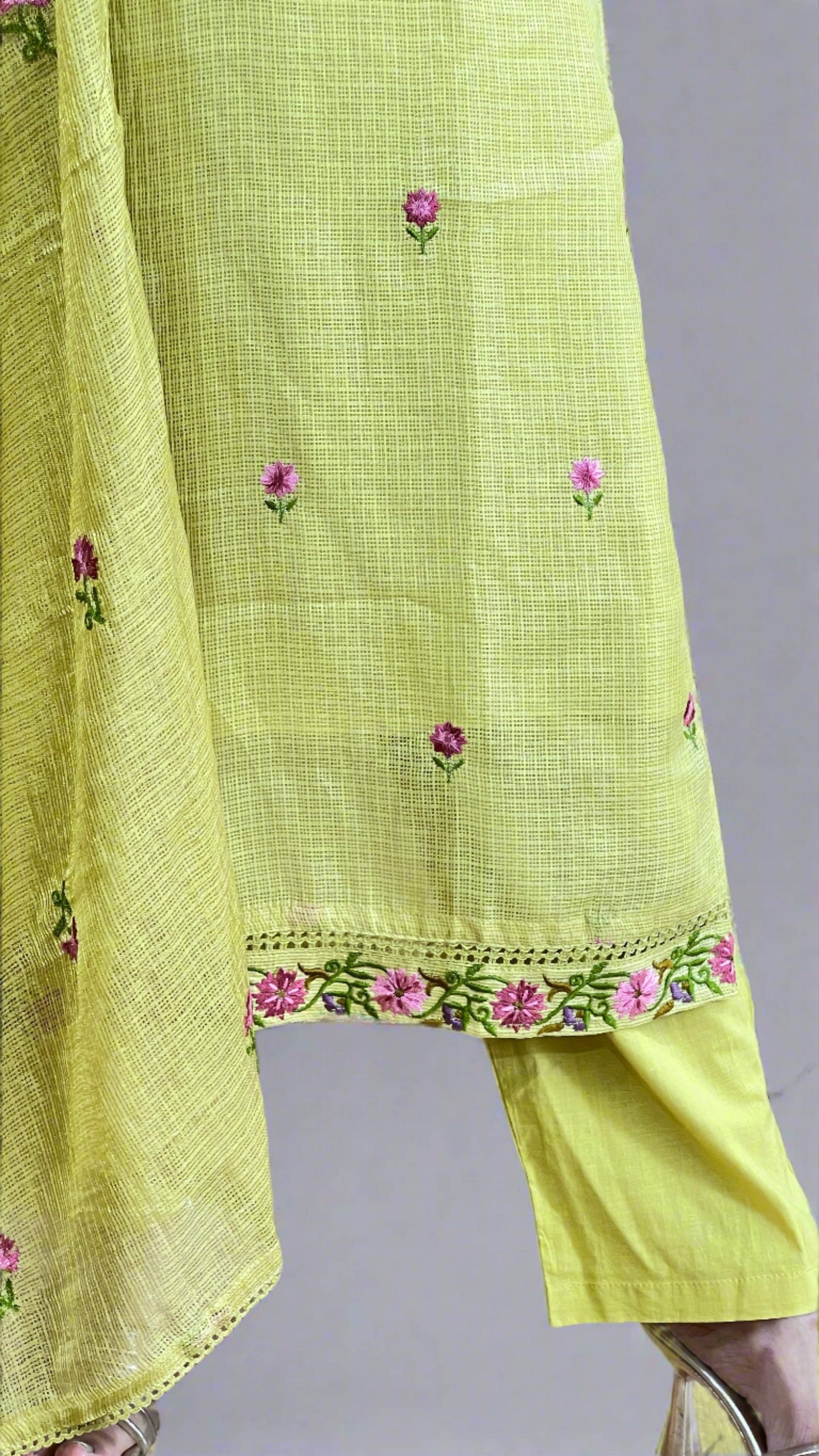 Kotta doria suit ( pure cotton )