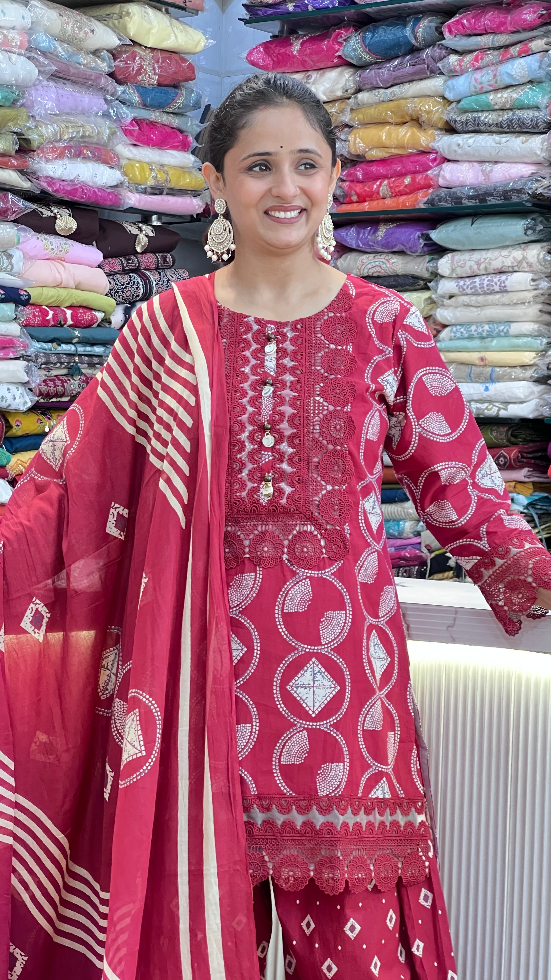 Premium cotton farshi suit ( tj 28867 )