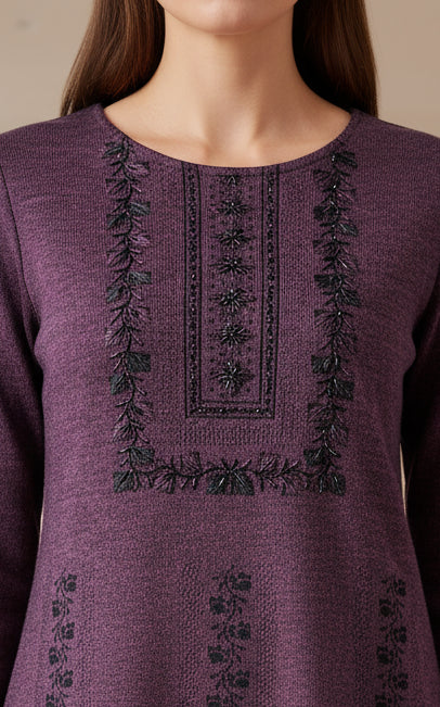 Heavy knitted woolen suit (5507)